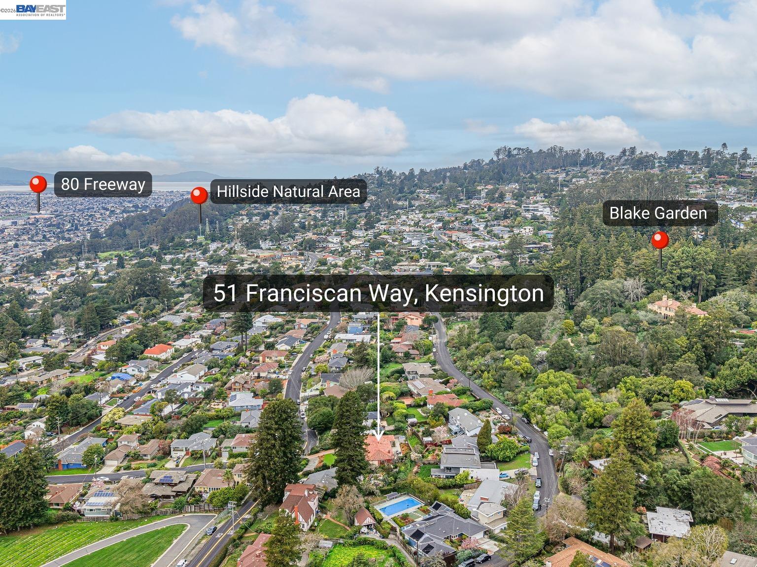 Detail Gallery Image 8 of 60 For 51 Franciscan Way, Kensington,  CA 94707 - 4 Beds | 3 Baths