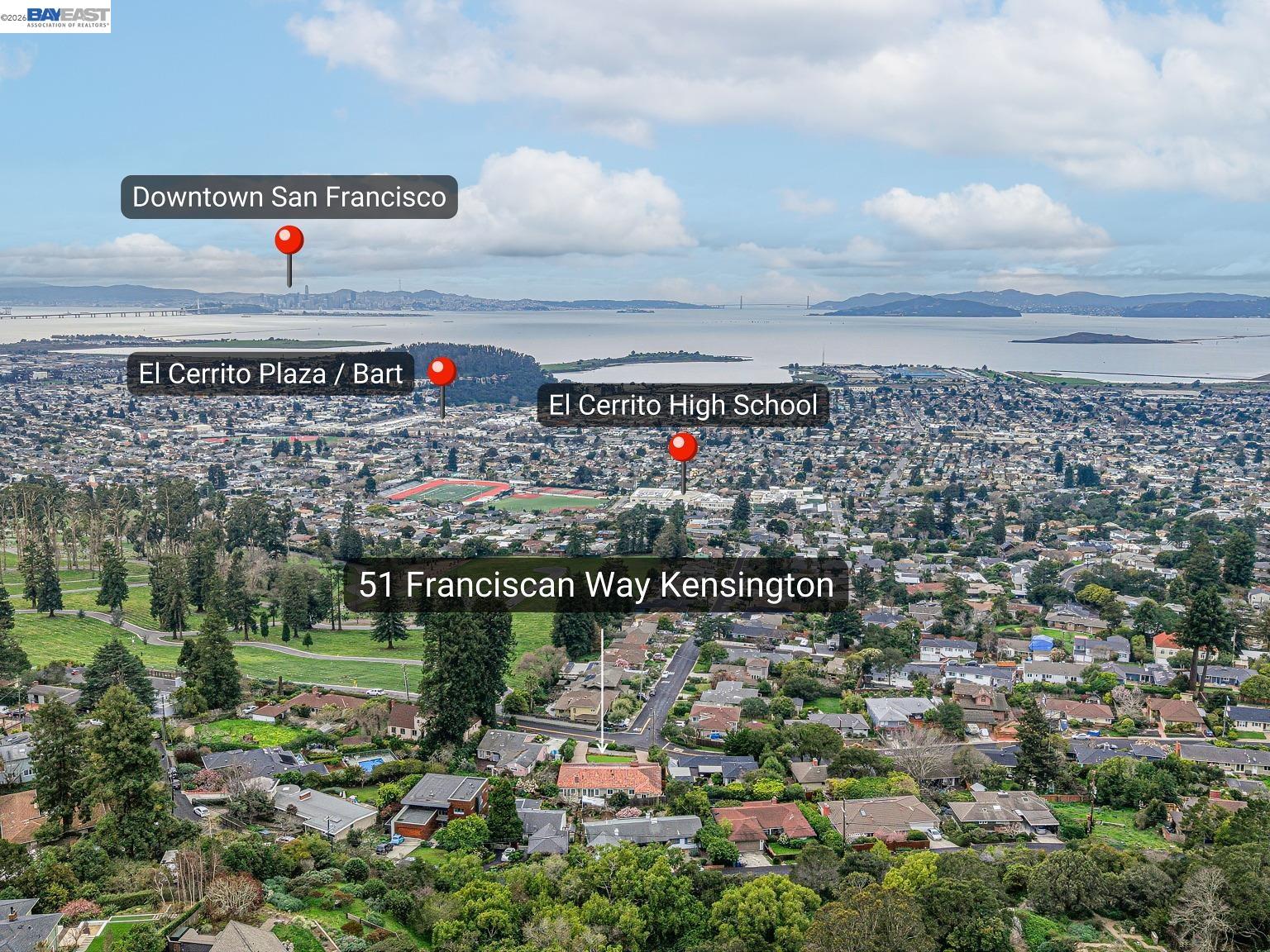 Detail Gallery Image 10 of 60 For 51 Franciscan Way, Kensington,  CA 94707 - 4 Beds | 3 Baths