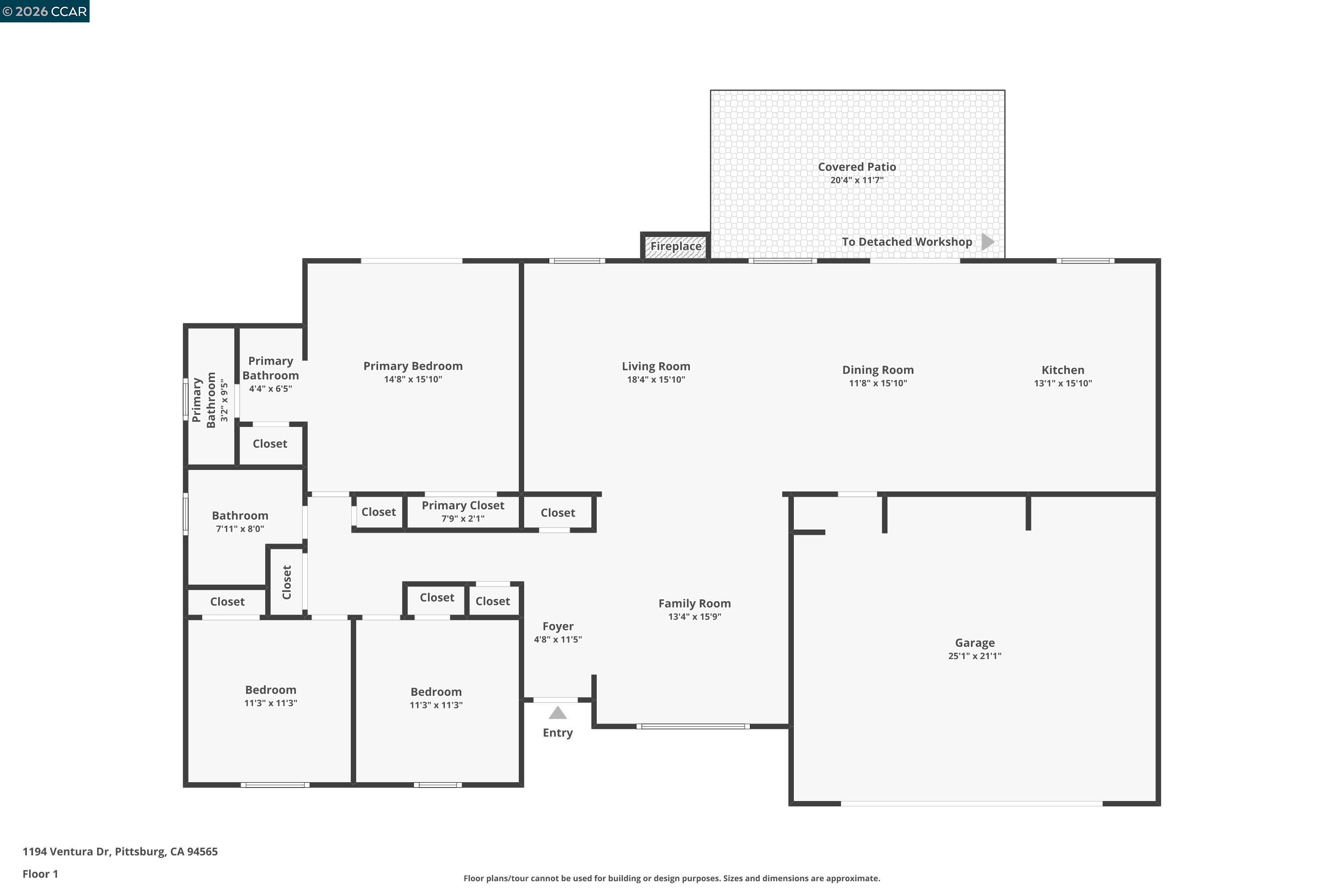 Detail Gallery Image 6 of 60 For 1194 Ventura Dr, Pittsburg,  CA 94565 - 3 Beds | 2 Baths