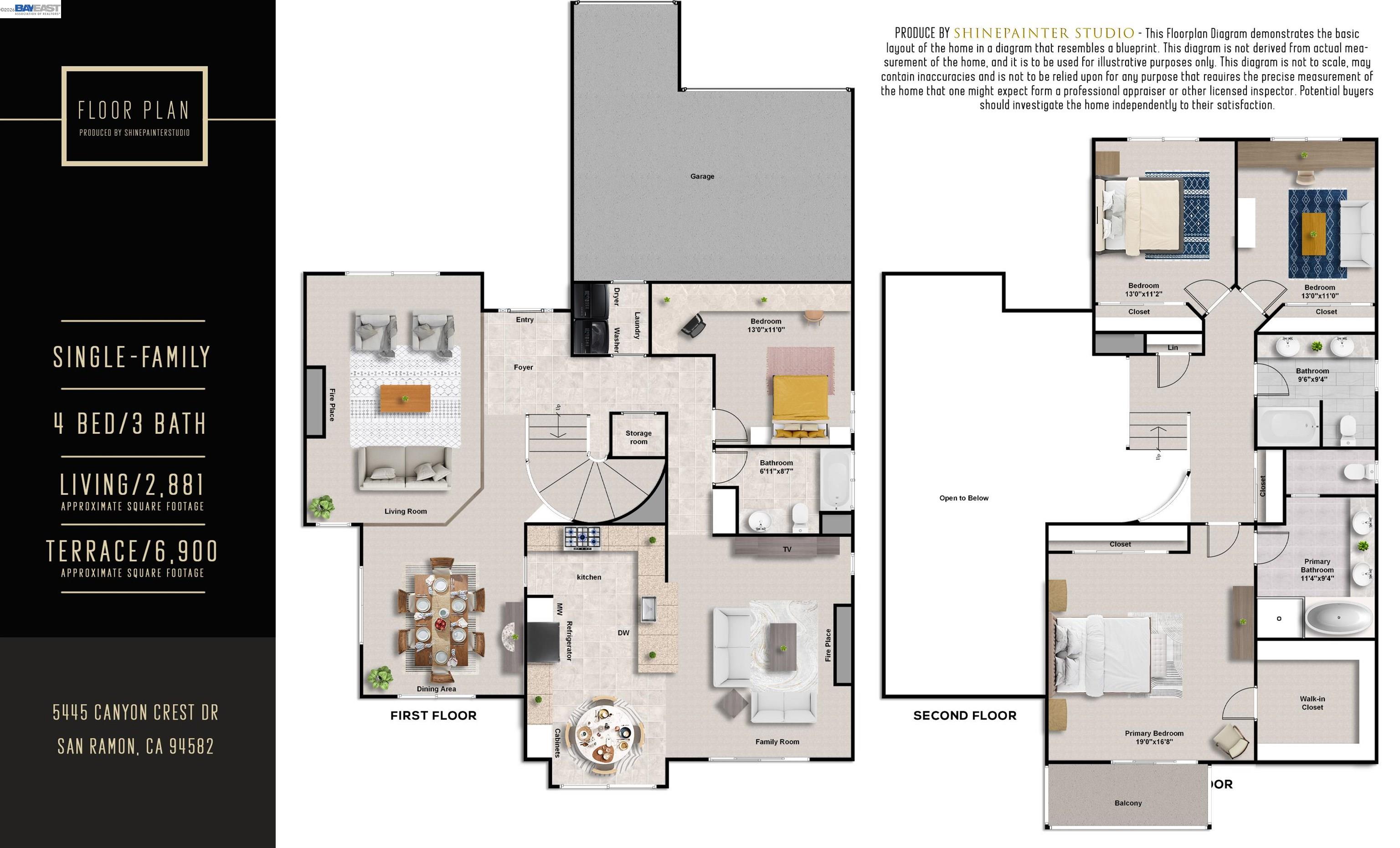 Detail Gallery Image 60 of 60 For 5445 Canyon Crest Dr, San Ramon,  CA 94582 - 4 Beds | 3 Baths