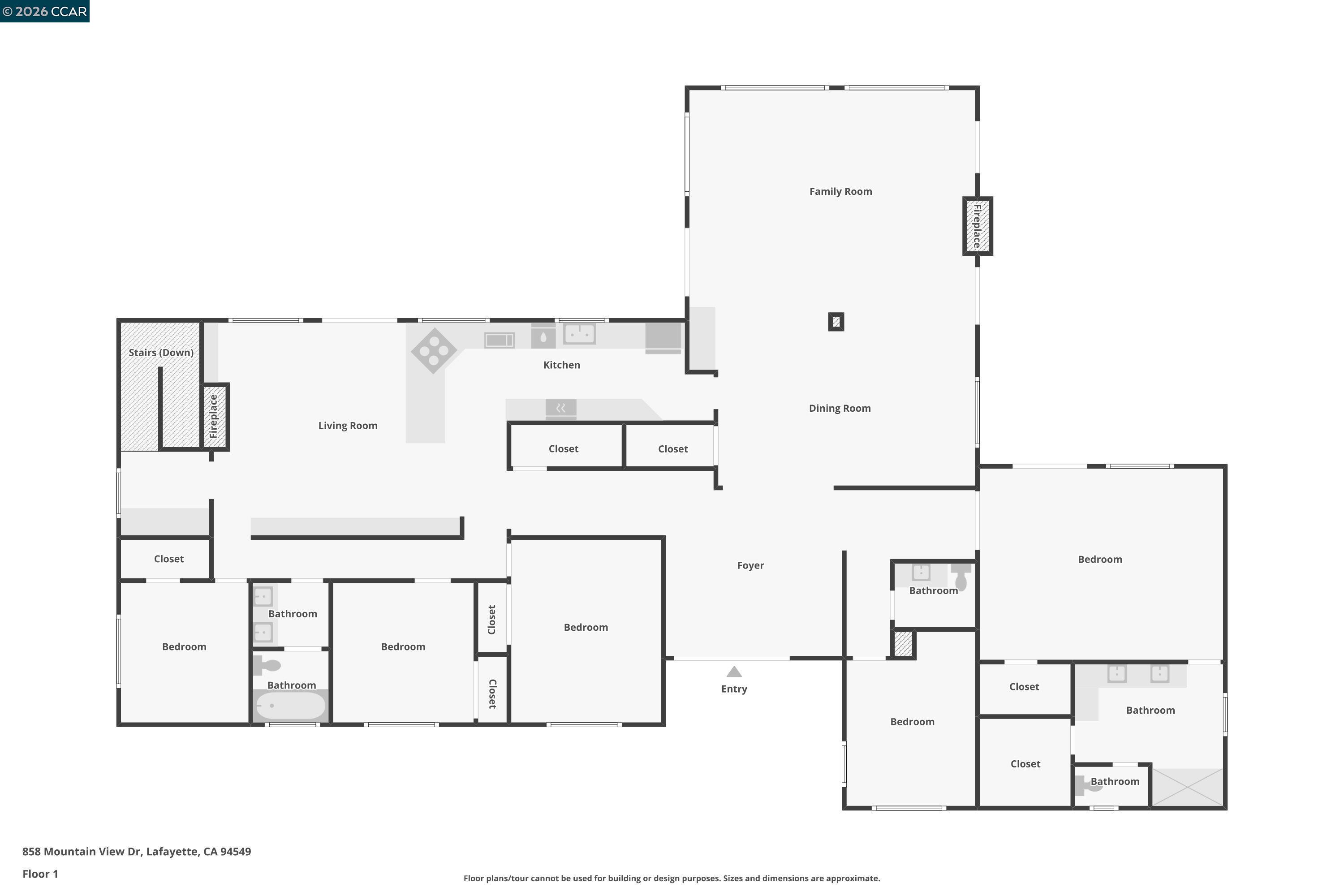 Detail Gallery Image 55 of 55 For 858 Mountain View Dr, Lafayette,  CA 94549 - 6 Beds | 4/1 Baths