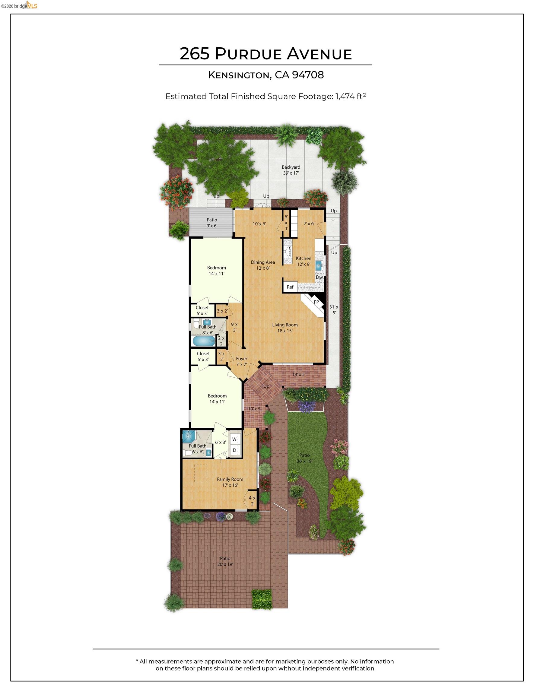 Detail Gallery Image 3 of 40 For 265 Purdue Ave, Kensington,  CA 94708 - 2 Beds | 2 Baths