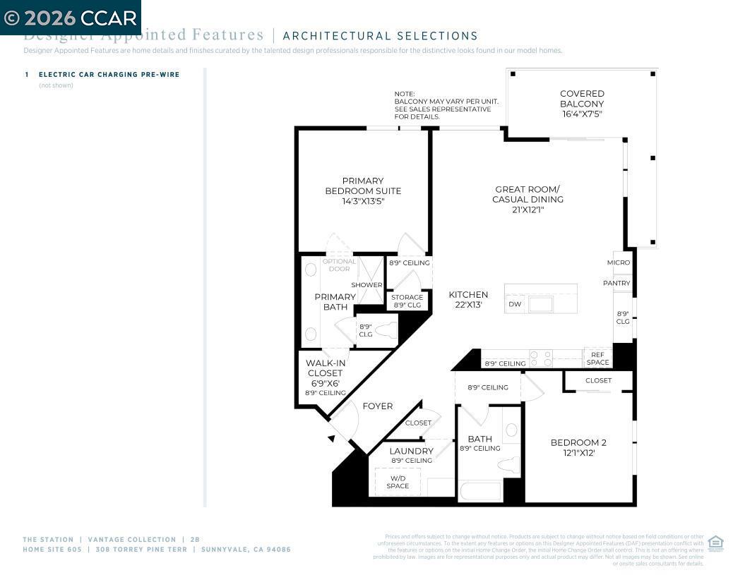 Detail Gallery Image 6 of 23 For 308 Torrey Pine Terrace #605,  Sunnyvale,  CA 94086 - 2 Beds | 2 Baths