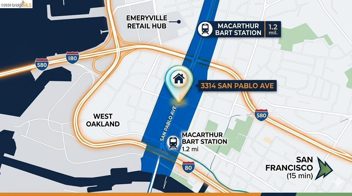 Detail Gallery Image 2 of 5 For 3314 San Pablo Ave, Oakland,  CA 94608 - – Beds | – Baths