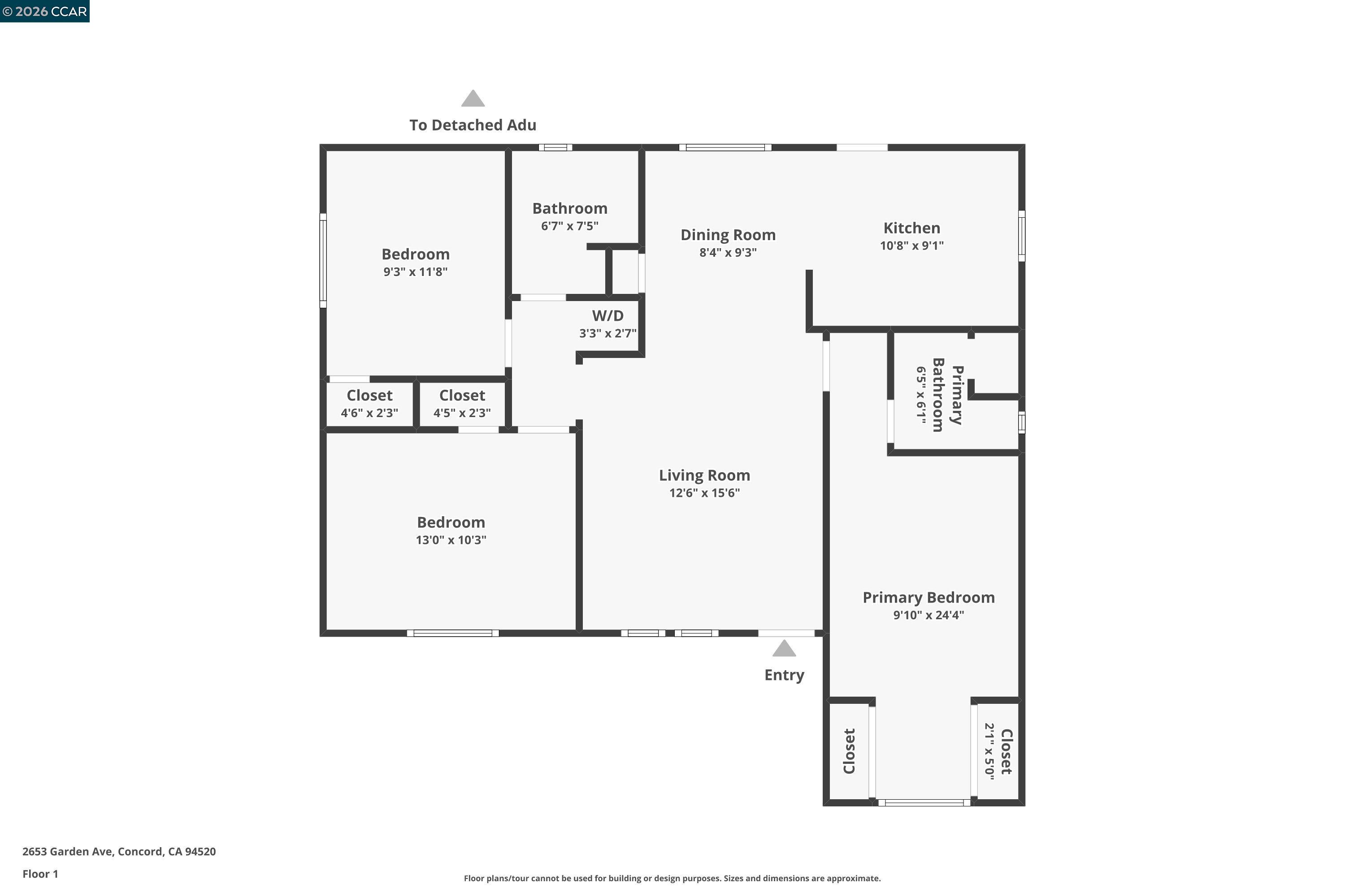 Detail Gallery Image 57 of 60 For 2653 Garden Ave, Concord,  CA 94520 - 3 Beds | 2 Baths