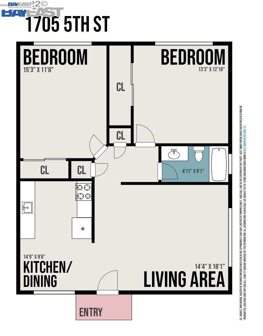 Detail Gallery Image 2 of 2 For 1705 5th St, Alameda,  CA 94501 - – Beds | – Baths