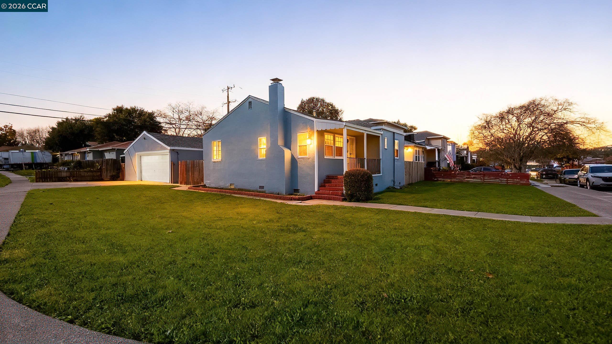 Rare corner lot opportunity featuring a main house and a fully updated ADU — each unit with its own private patio, separate PG&E meter, water heater, and washer/dryer hookups. The ADU boasts a fully equipped kitchen with white cabinetry, dark granite countertops, and stainless-steel appliances — truly turnkey for any tenant. The main house is move-in ready with a newer roof, updated kitchen, granite countertops, stainless-steel appliances, newer flooring, fresh interior and exterior paint, newer doors, and a newer garage system. A true two-unit setup with strong rental income potential — live in one and rent the other, or add it to your investment portfolio. This one-of-a-kind property is ready to deliver from day one. Buyers to verify all square footage and ADU permit status