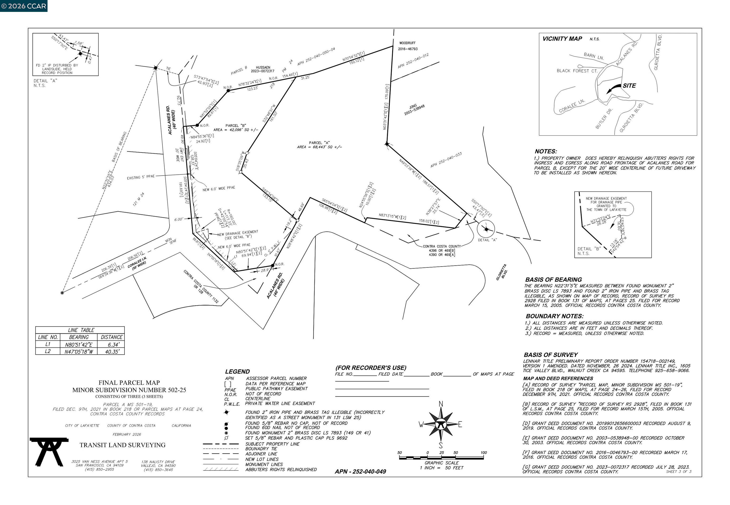 Detail Gallery Image 3 of 7 For 822 Acalanes Rd, Lafayette,  CA 94549 - – Beds | – Baths