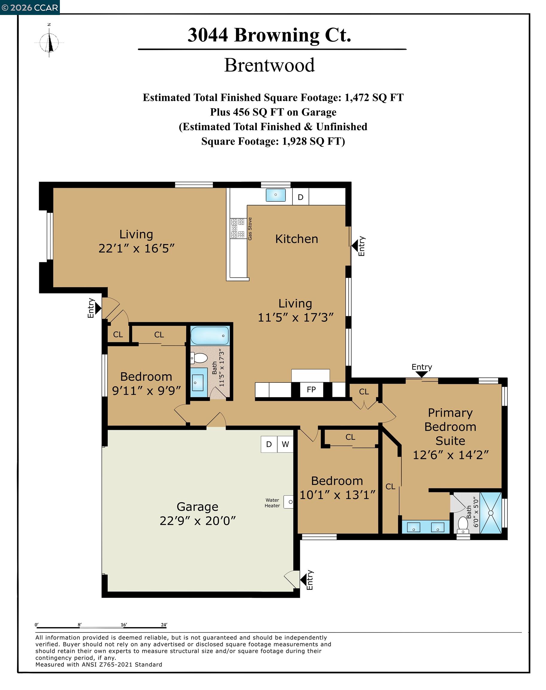 Detail Gallery Image 43 of 60 For 3044 Browning Ct, Brentwood,  CA 94513 - 3 Beds | 2 Baths