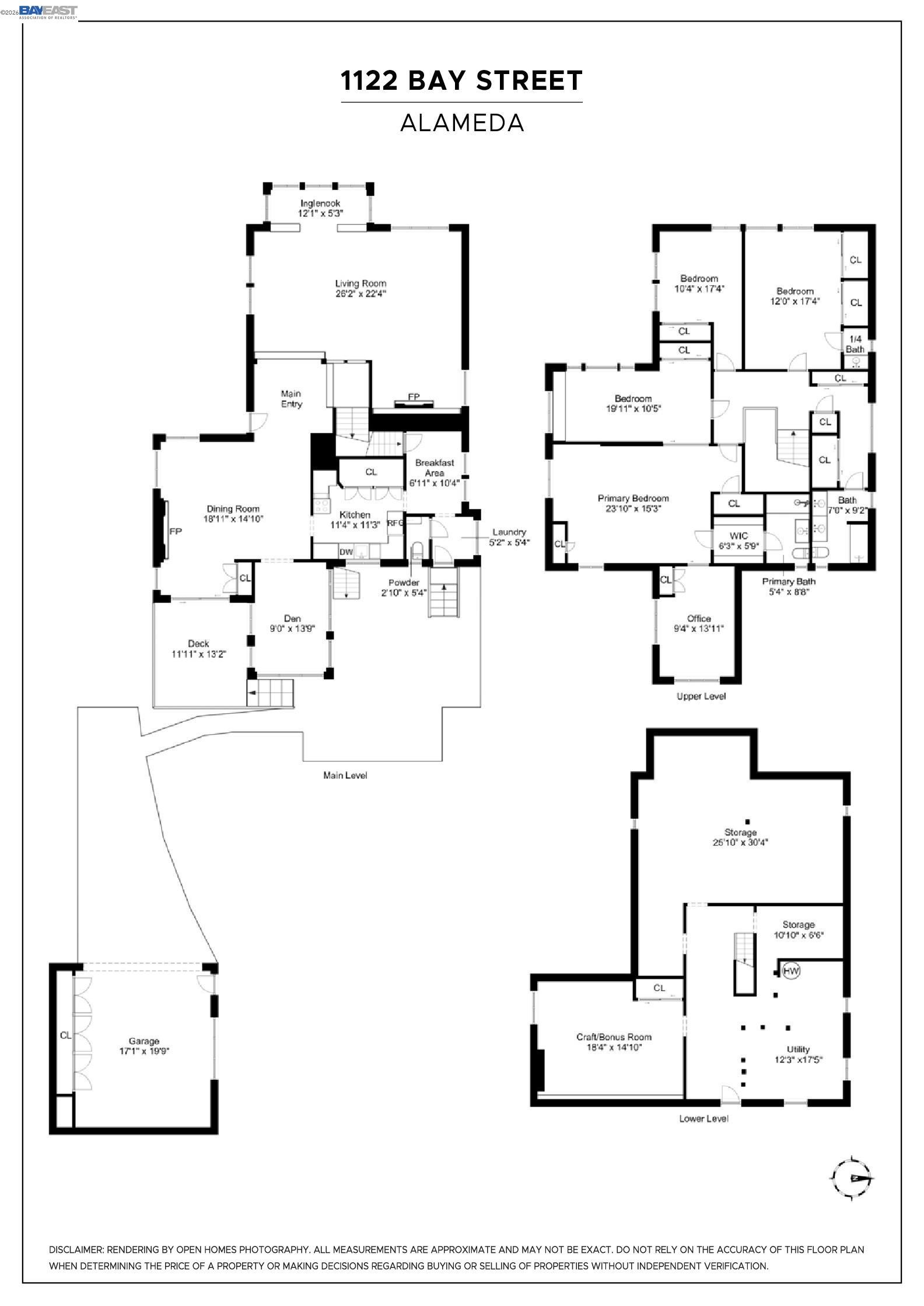 Detail Gallery Image 60 of 60 For 1122 Bay Street, Alameda,  CA 94501 - 4 Beds | 2/1 Baths