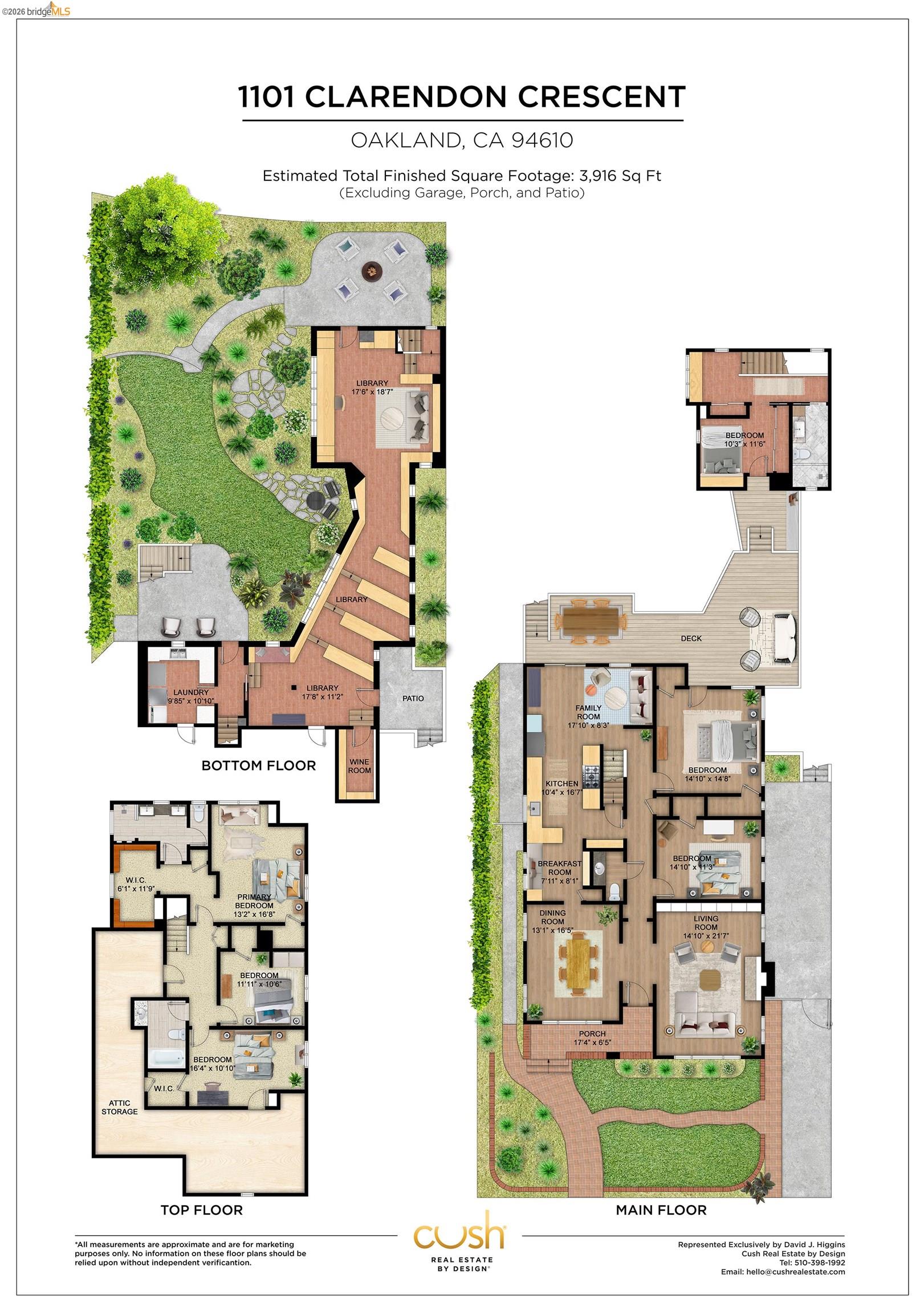 Detail Gallery Image 59 of 59 For 1101 Clarendon Crescent, Oakland,  CA 94610 - 6 Beds | 3/1 Baths