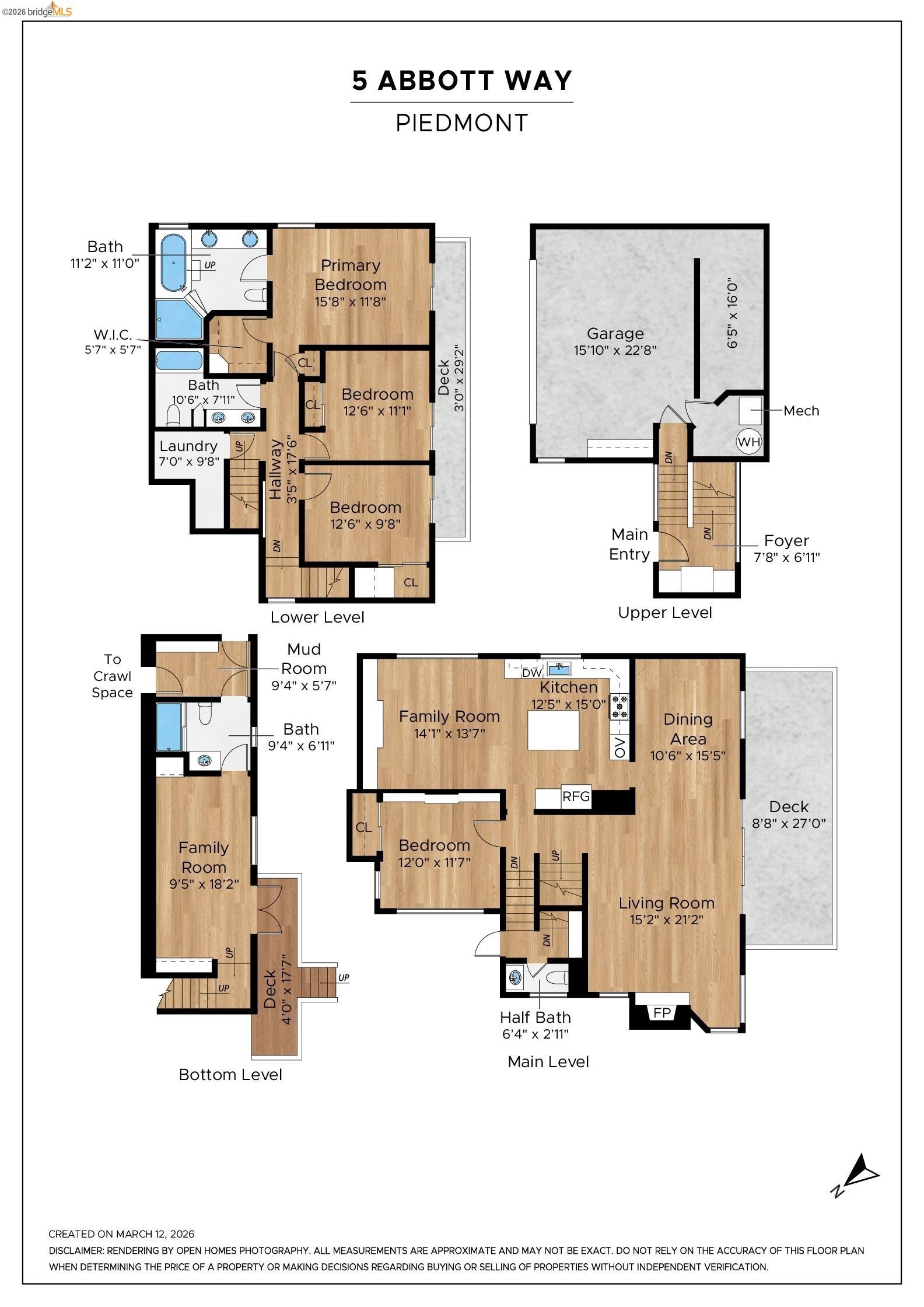 Detail Gallery Image 43 of 43 For 5 Abbott Way, Piedmont,  CA 94618 - 4 Beds | 3/1 Baths