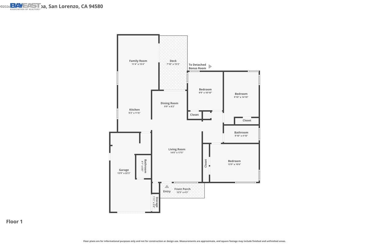 Detail Gallery Image 40 of 42 For 17790 via Arriba, San Lorenzo,  CA 94580 - 3 Beds | 2 Baths