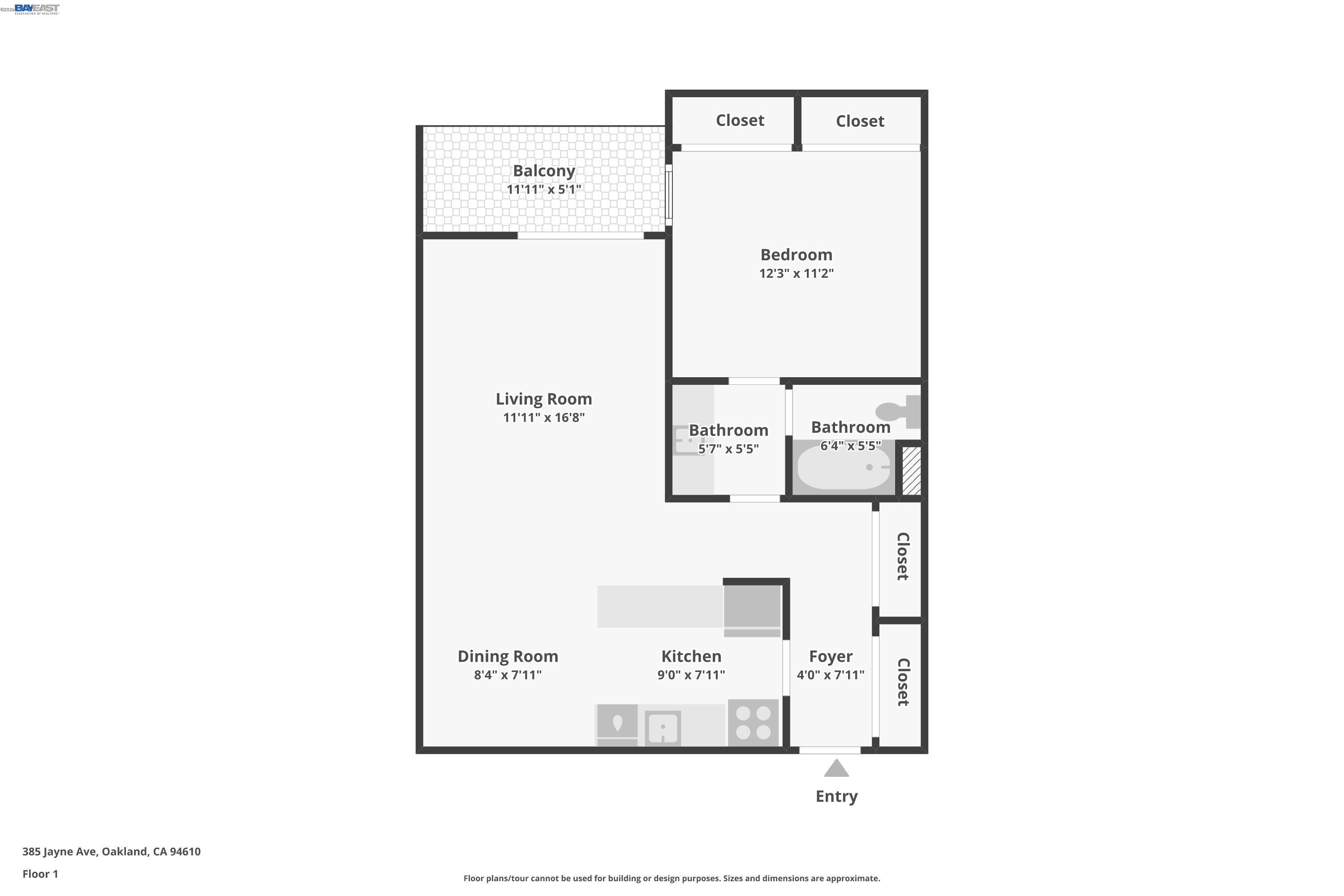 Detail Gallery Image 25 of 48 For 385 Jayne Avenue #205,  Oakland,  CA 94610 - 1 Beds | 1 Baths