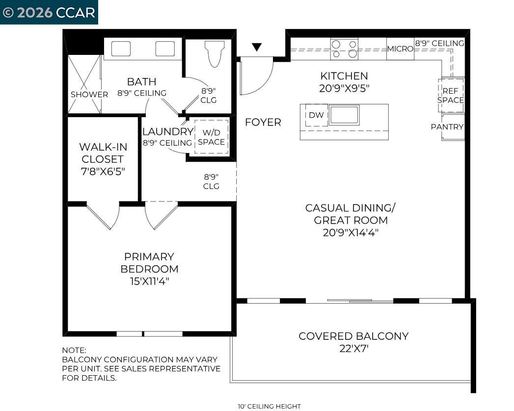 Detail Gallery Image 8 of 15 For 1200 Althea Terrace #510,  Sunnyvale,  CA 94086 - 1 Beds | 1 Baths