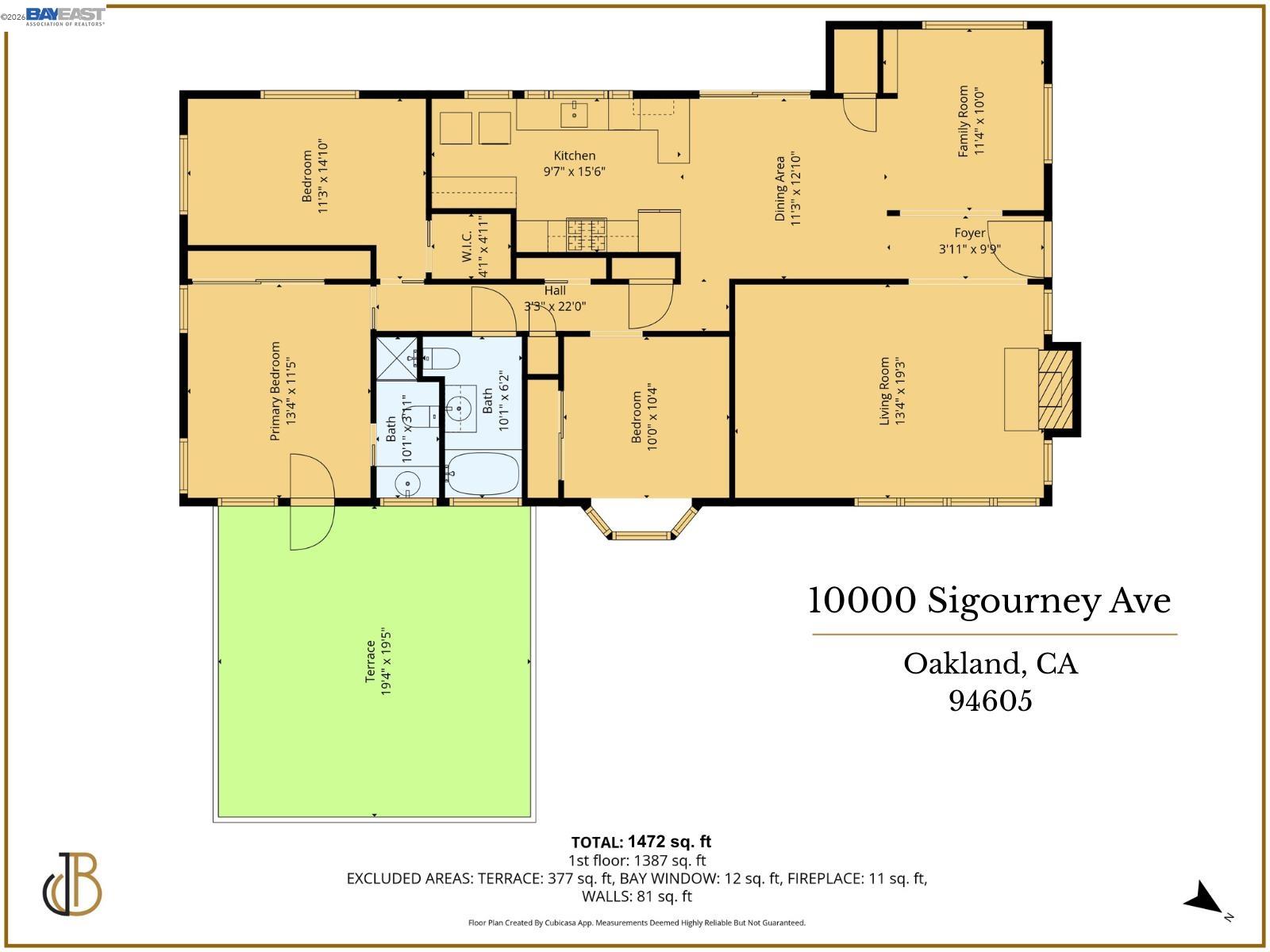 Detail Gallery Image 4 of 32 For 10000 Sigourney Ave, Oakland,  CA 94605 - 3 Beds | 2 Baths