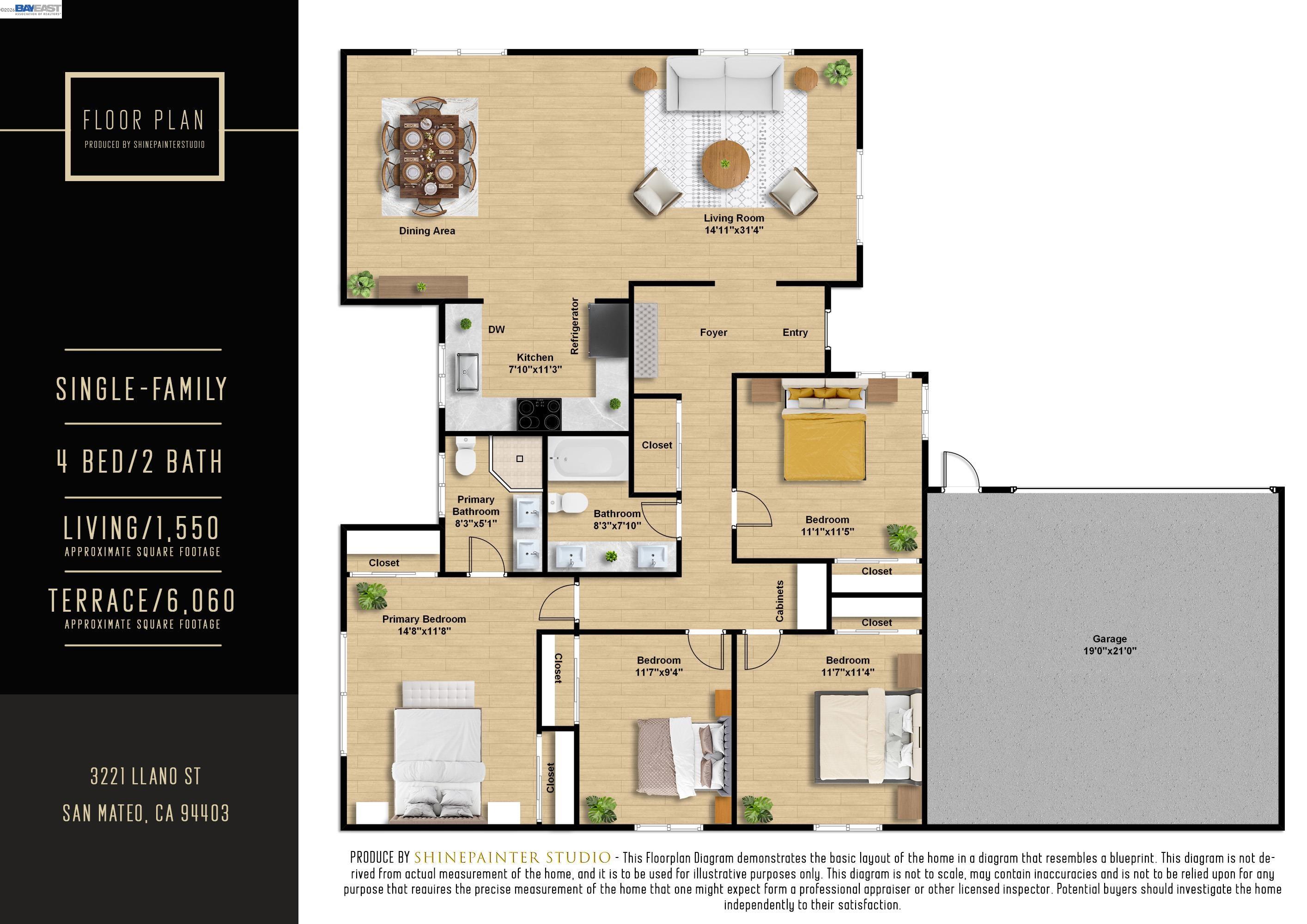 Detail Gallery Image 41 of 41 For 3221 Llano St, San Mateo,  CA 94403 - 4 Beds | 2 Baths
