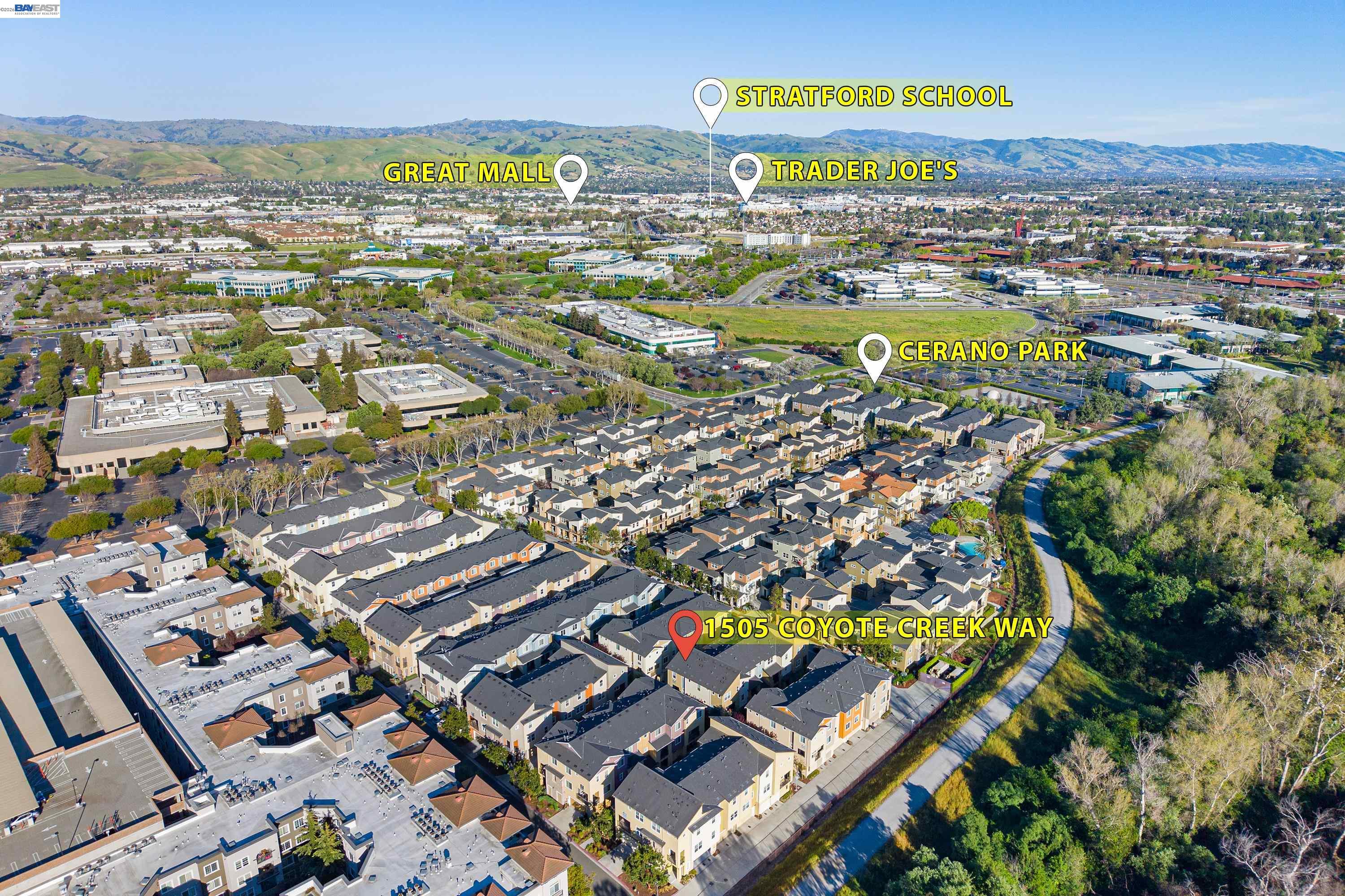 Detail Gallery Image 36 of 37 For 1505 Coyote Creek Way, Milpitas,  CA 95035 - 2 Beds | 2/1 Baths