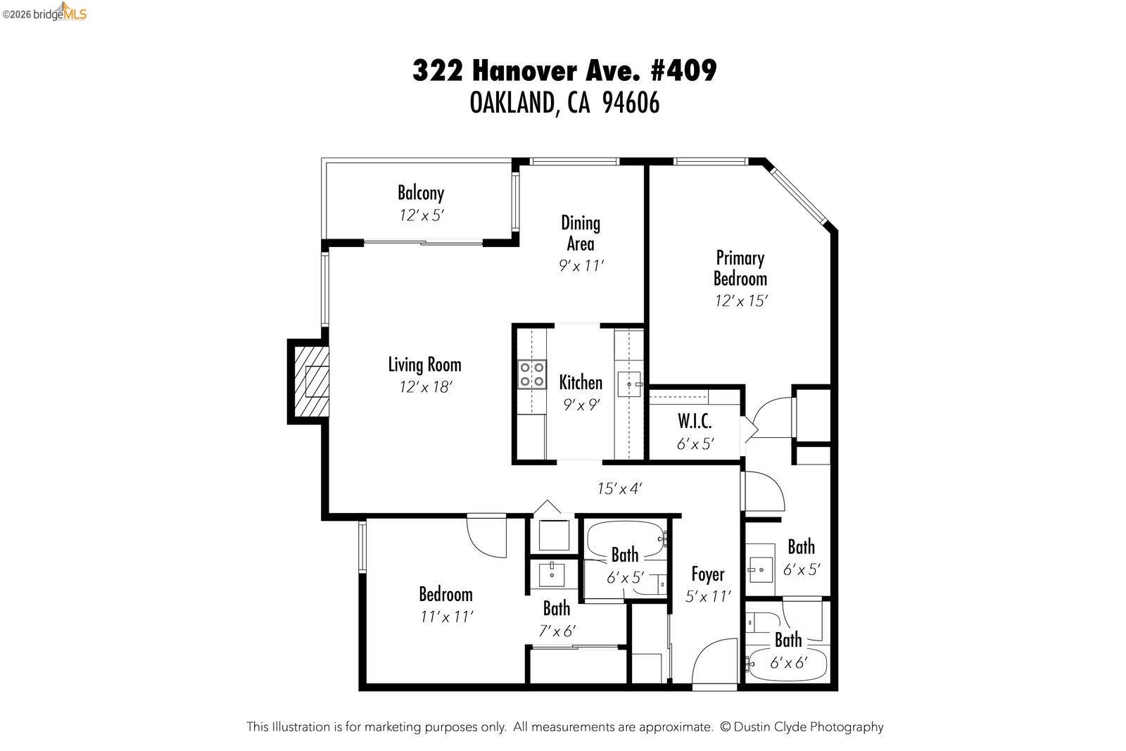 Detail Gallery Image 34 of 34 For 322 Hanover Ave #409,  Oakland,  CA 94606 - 2 Beds | 2 Baths