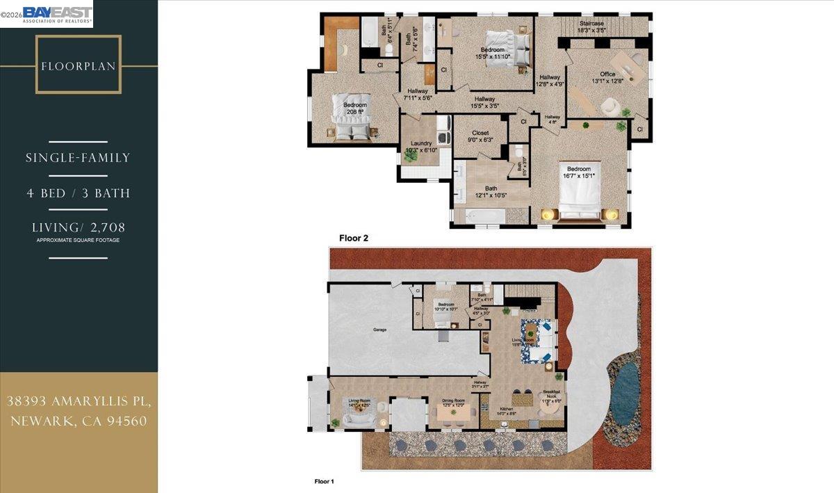 Detail Gallery Image 41 of 60 For 38393 Amaryllis Pl, Newark,  CA 94560 - 5 Beds | 3 Baths