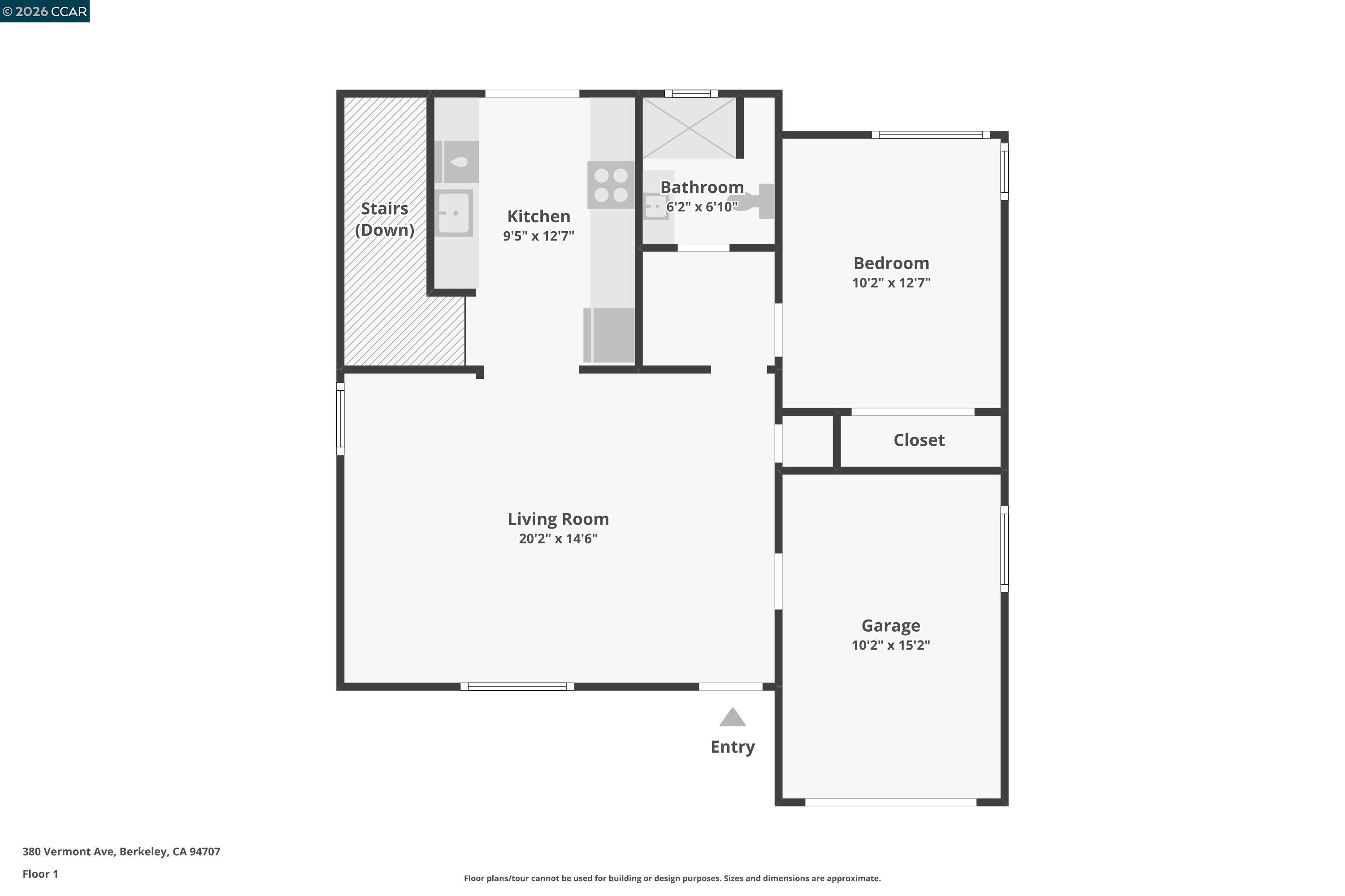 Detail Gallery Image 36 of 37 For 380 Vermont Ave, Berkeley,  CA 94707 - 3 Beds | 2 Baths