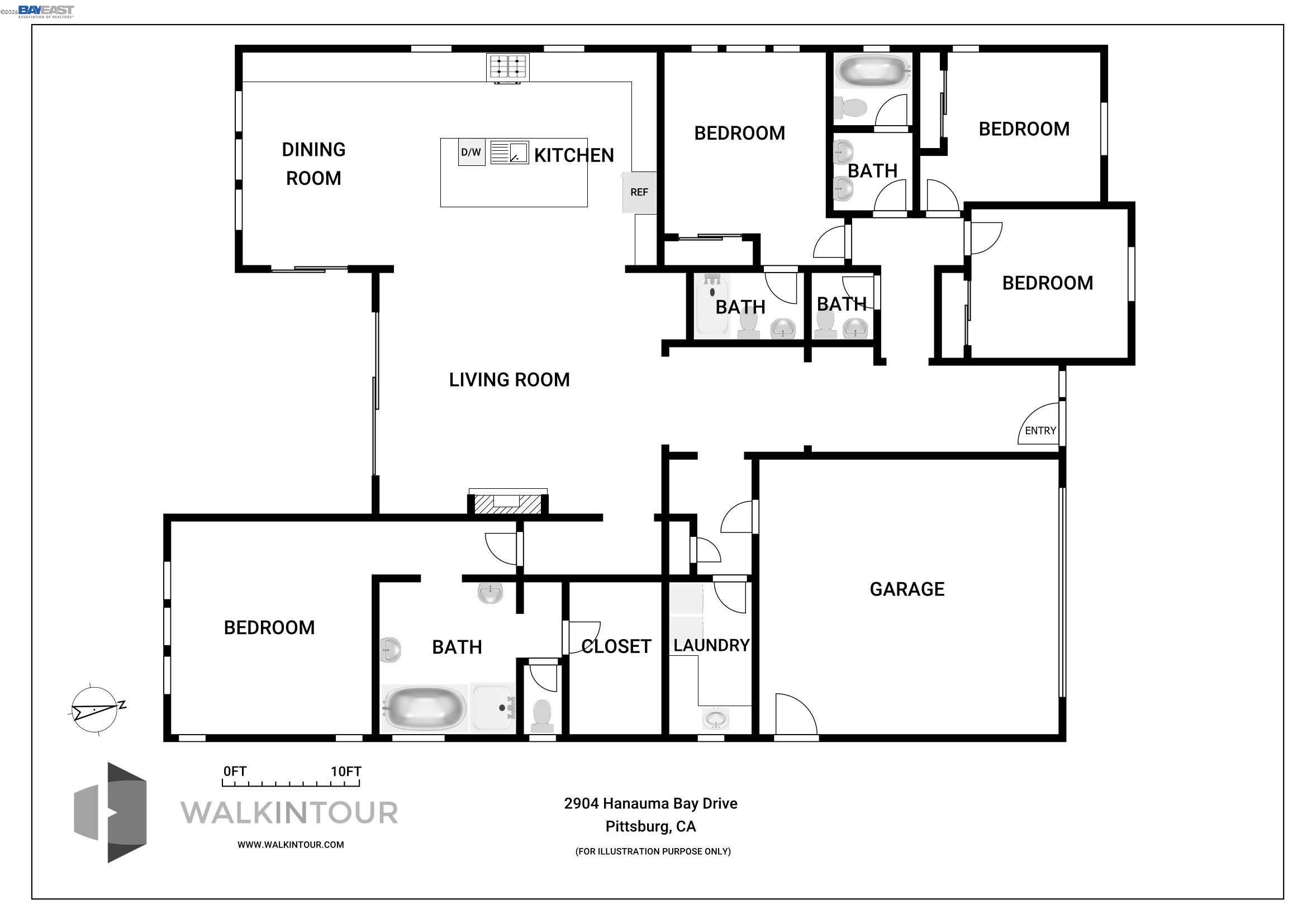 Detail Gallery Image 41 of 42 For 2904 Hanauma Bay Dr., Pittsburg,  CA 94565 - 4 Beds | 3/1 Baths
