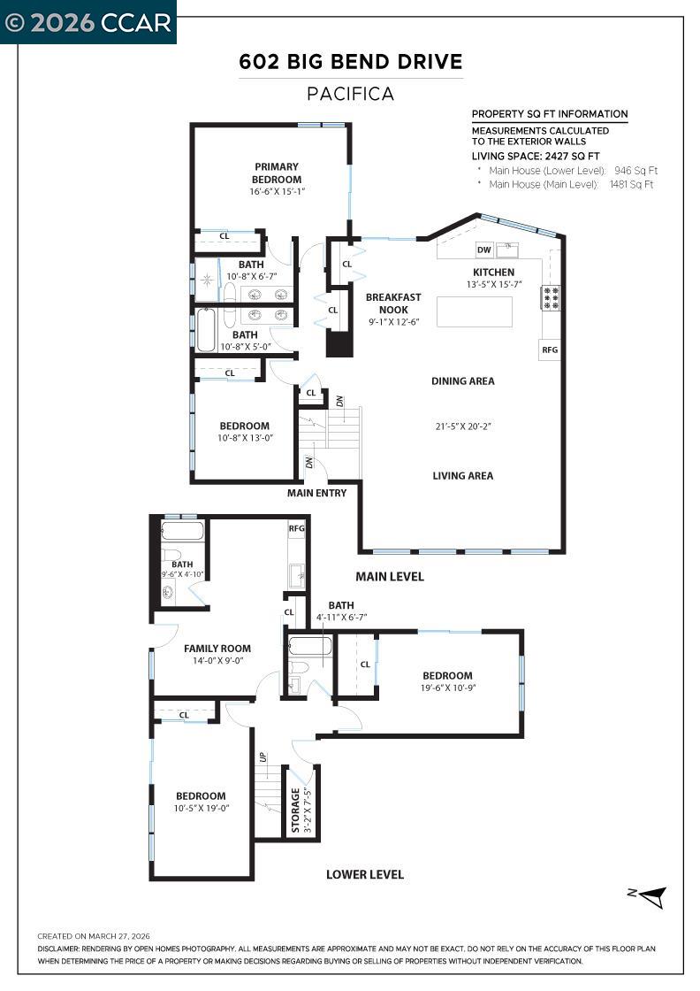 Detail Gallery Image 36 of 36 For 602 Big Bend Dr, Pacifica,  CA 94044-3856 - 5 Beds | 4 Baths