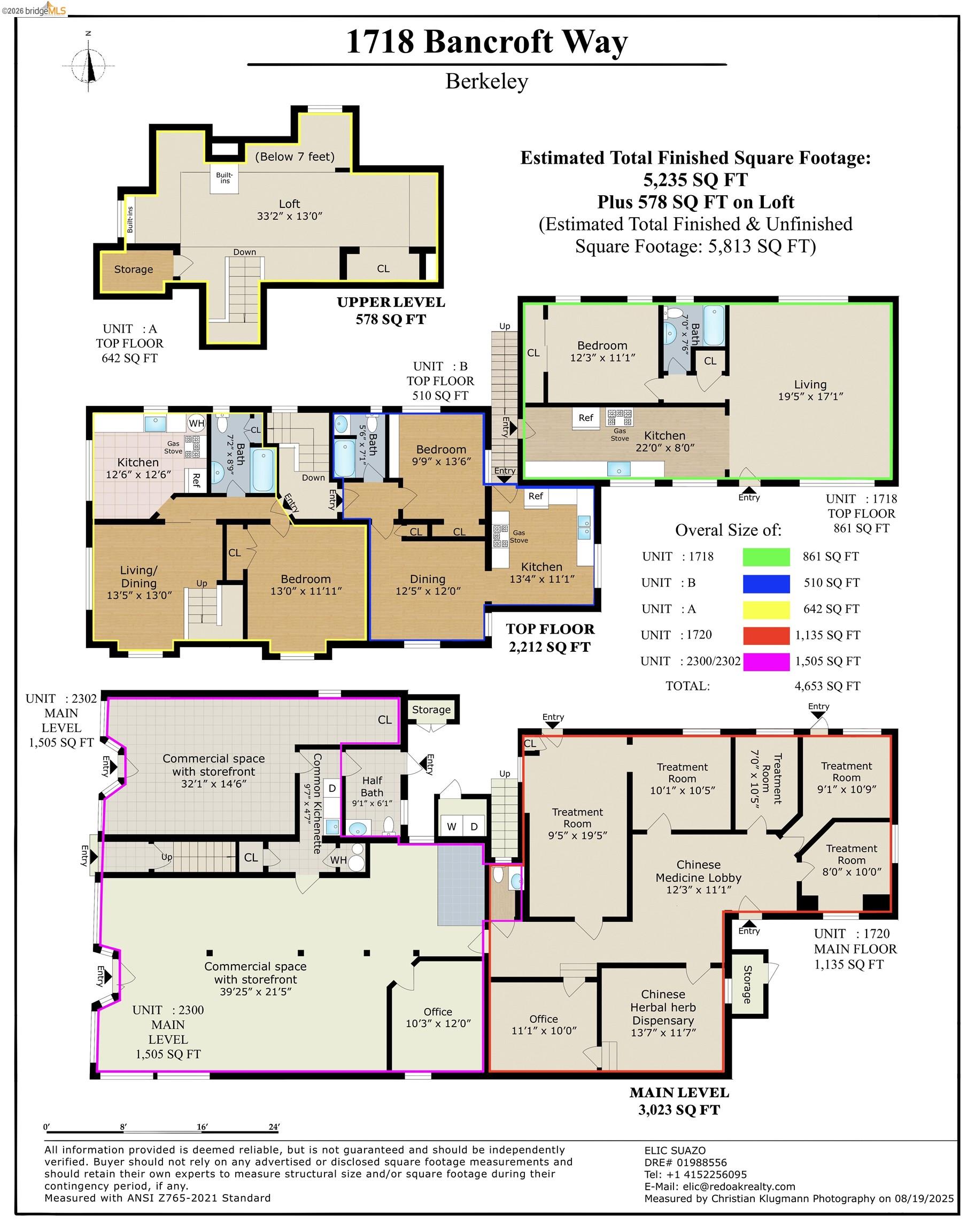 Detail Gallery Image 4 of 61 For 1718 Bancroft Way, Berkeley,  CA 94703 - – Beds | – Baths