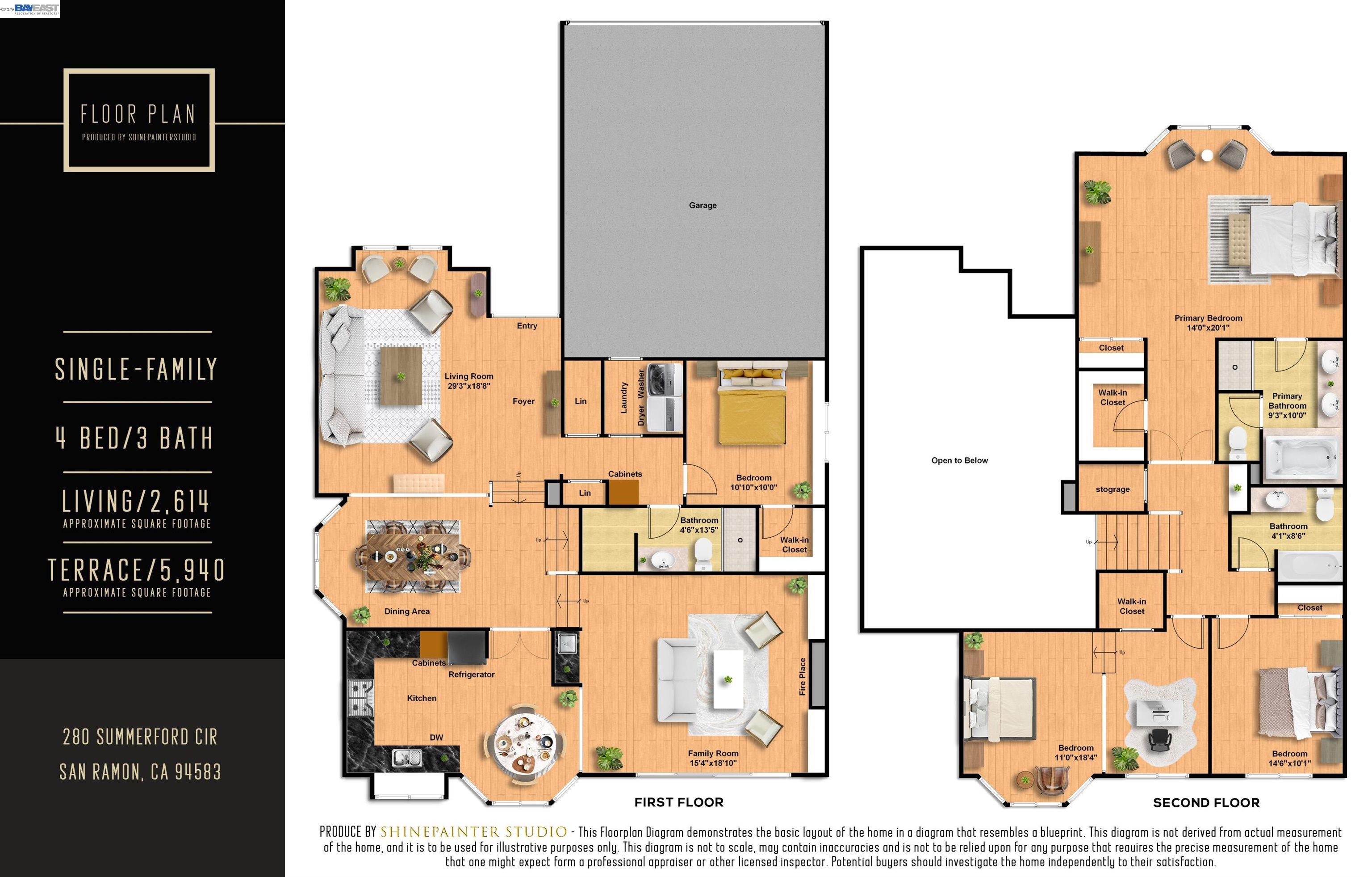 Detail Gallery Image 60 of 60 For 280 Summerford Cir, San Ramon,  CA 94583 - 4 Beds | 3 Baths