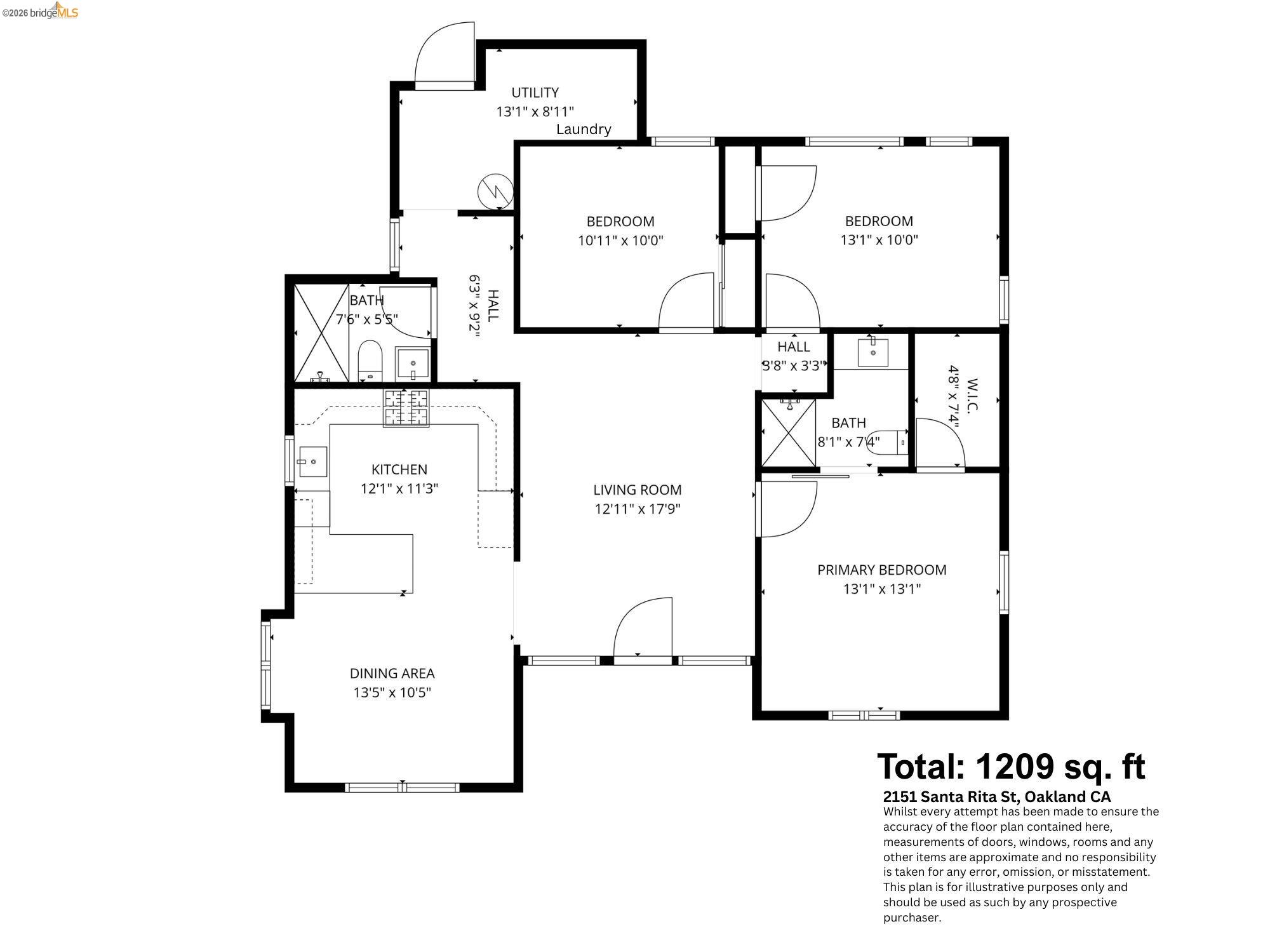 Detail Gallery Image 35 of 46 For 2151 Santa Rita St, Oakland,  CA 94601 - 3 Beds | 2 Baths