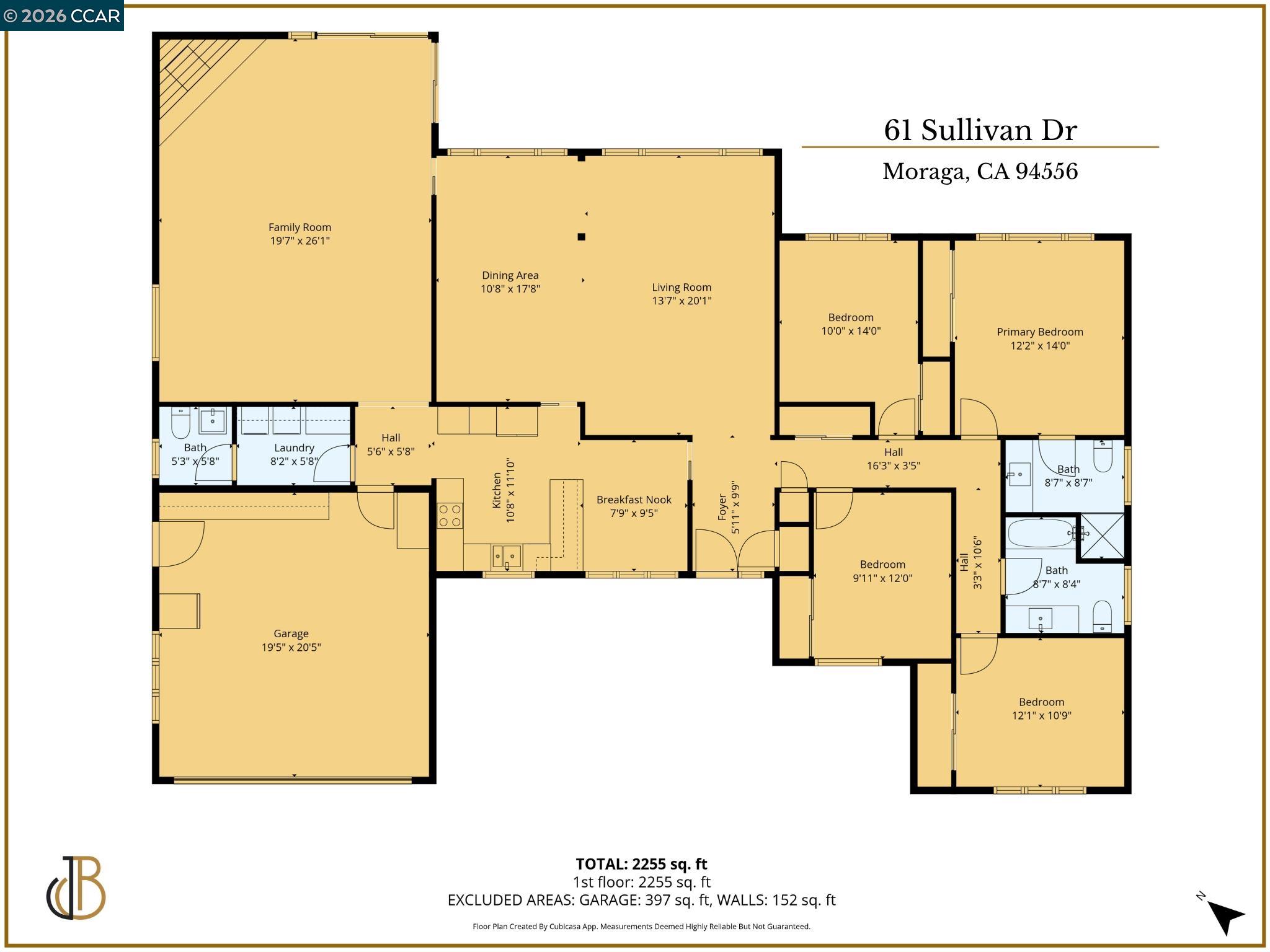 Detail Gallery Image 60 of 60 For 61 Sullivan Dr, Moraga,  CA 94556 - 4 Beds | 2/1 Baths