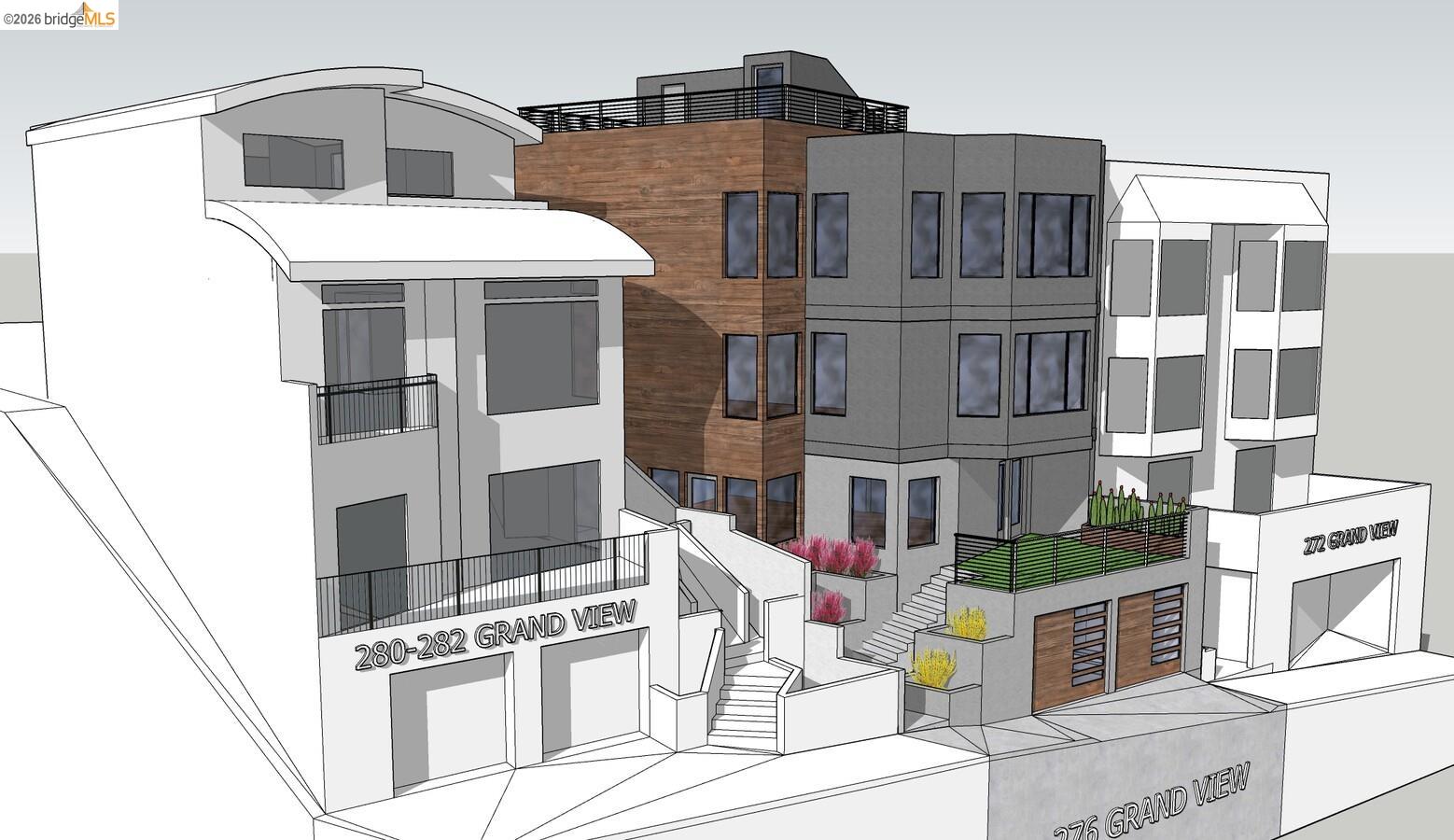 Detail Gallery Image 2 of 2 For 276 Grand View Ave, San Francisco,  CA 94114 - 4 Beds | 4 Baths