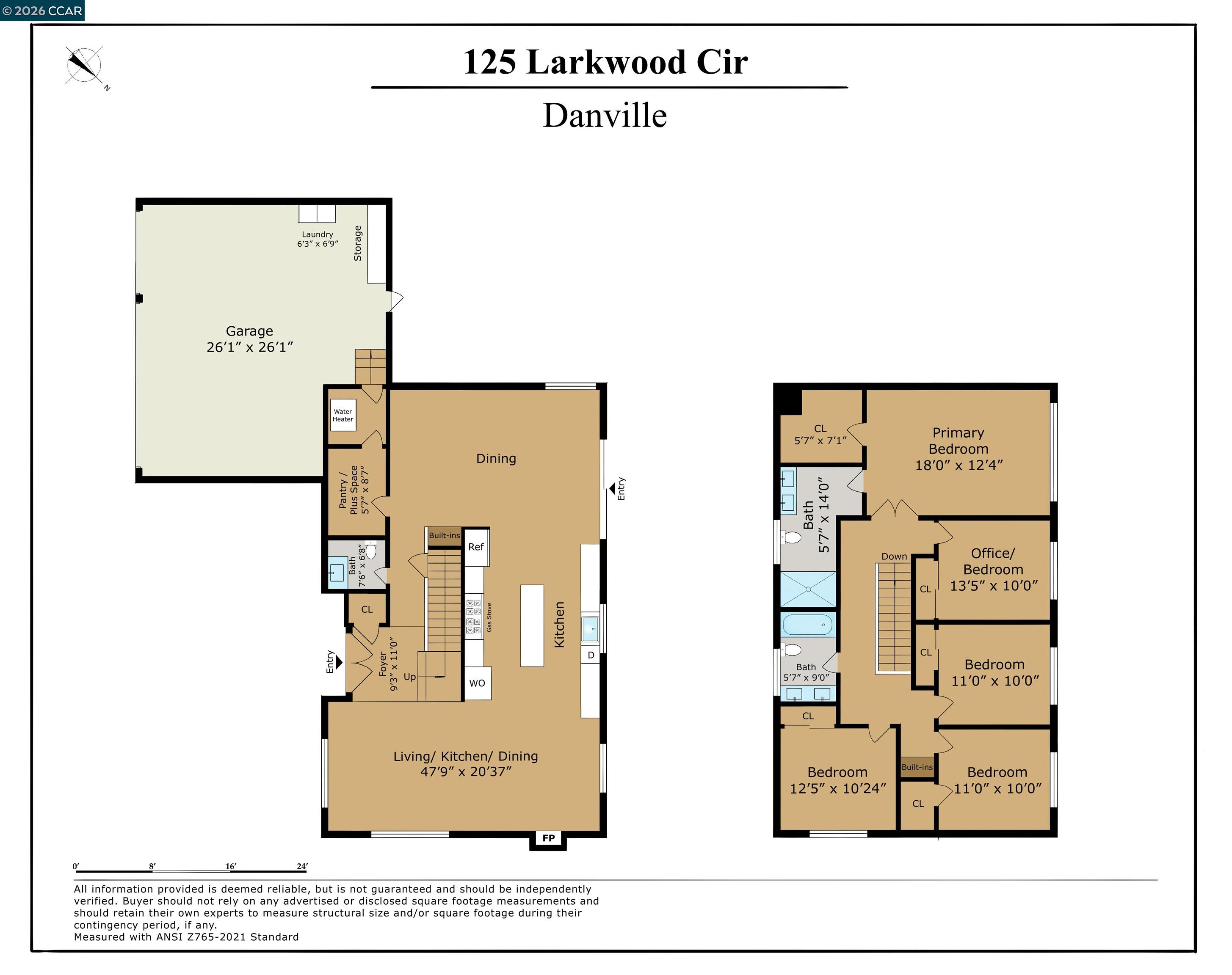Detail Gallery Image 39 of 49 For 125 Larkwood Circle, Danville,  CA 94526 - 5 Beds | 2/1 Baths