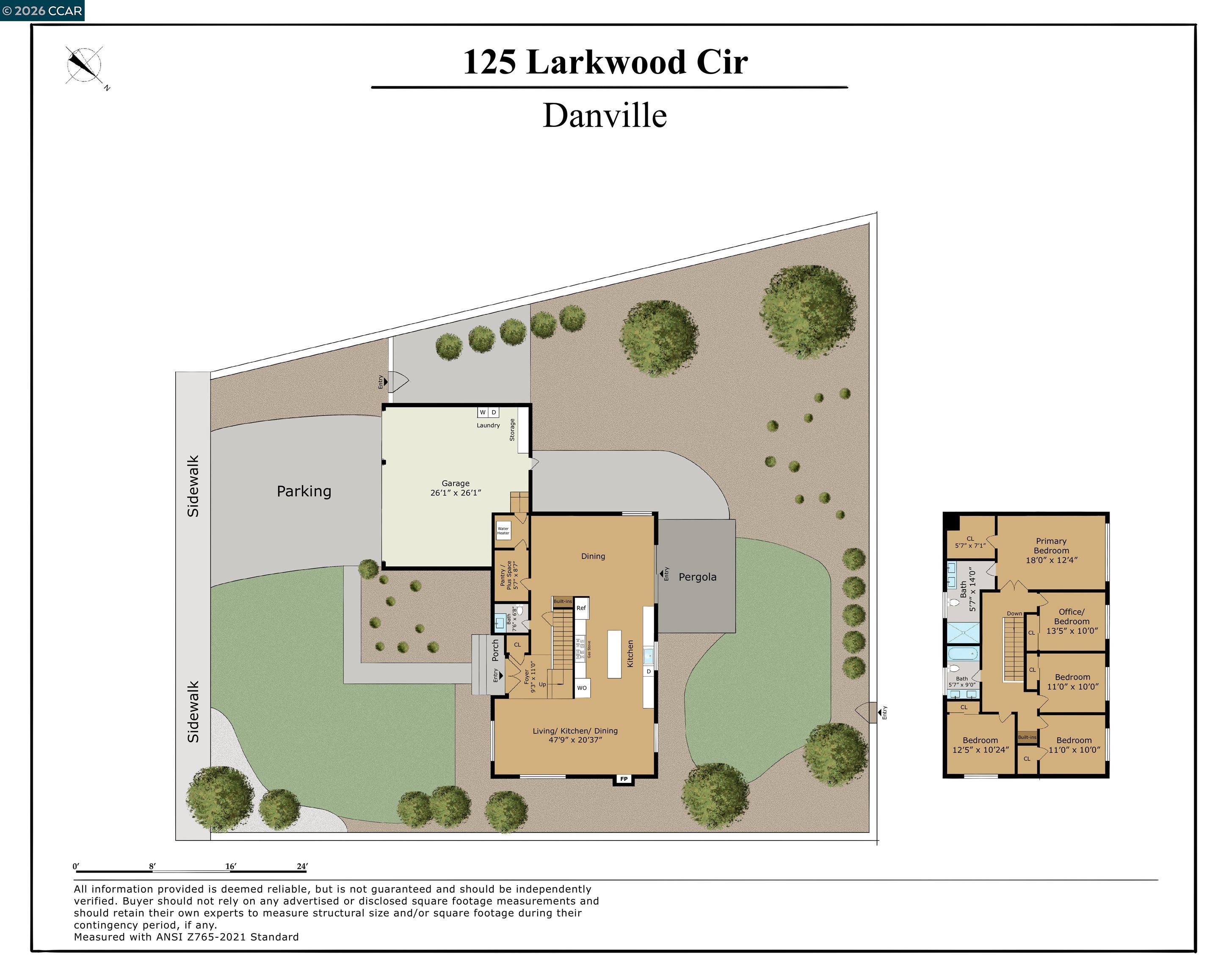 Detail Gallery Image 40 of 49 For 125 Larkwood Circle, Danville,  CA 94526 - 5 Beds | 2/1 Baths