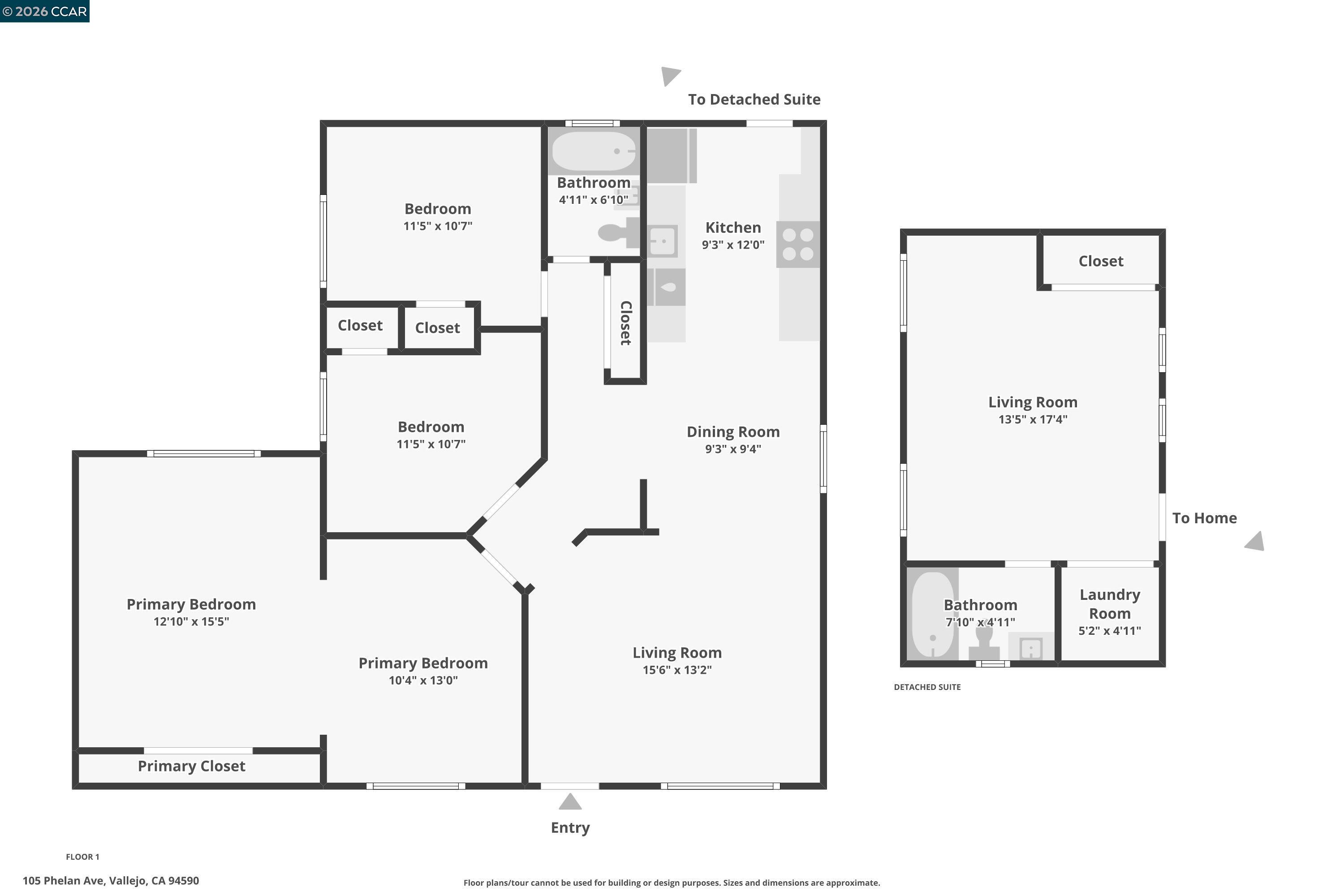 Detail Gallery Image 2 of 42 For 105 Phelan Ave, Vallejo,  CA 94590 - 3 Beds | 1 Baths