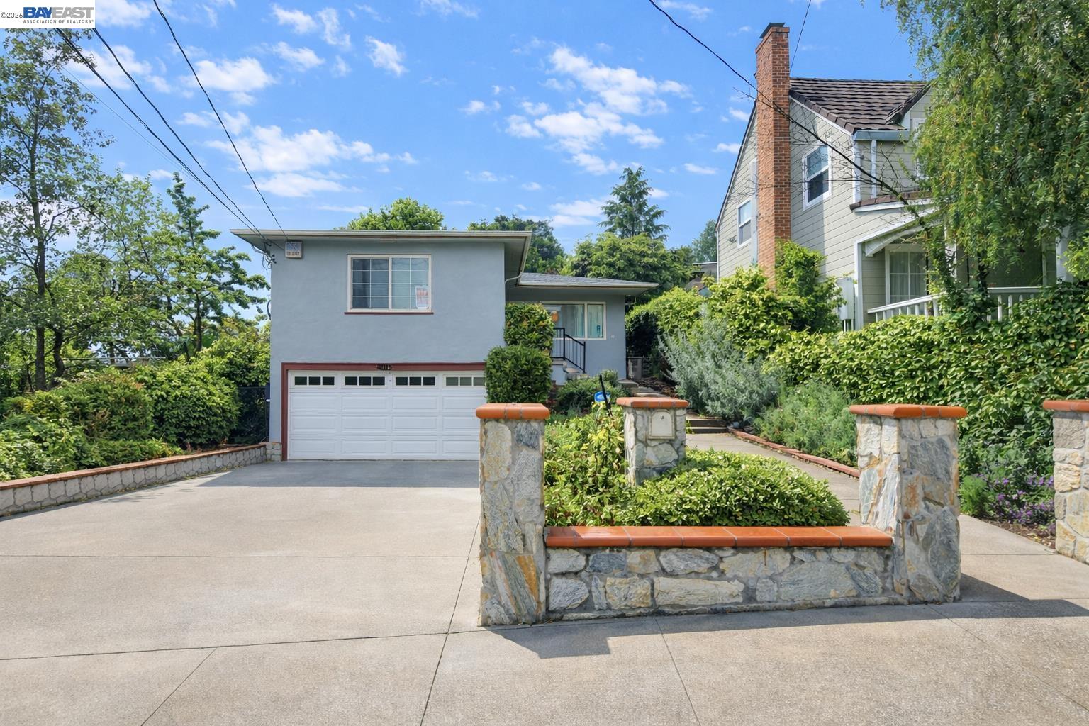 Charming mid-century home in the desirable Leona Heights neighborhood with great potential. This 2-bedroom, 1-bath residence features a warm and inviting living space highlighted by a classic stone fireplace and abundant natural light from large windows and sliding doors that open to the backyard. The kitchen offers ample cabinetry, granite countertops, stainless steel appliances, and generous workspace. Two well-sized bedrooms provide comfortable living, including one with views of the private rear yard. The backyard features a patio area and mature greenery, ideal for outdoor enjoyment, entertaining, or future customization. Conveniently located near Hwy 13 and 580, with easy access to parks, hiking trails, and local amenities, close to Mills College, Skyline High School and Leona Heights Park.