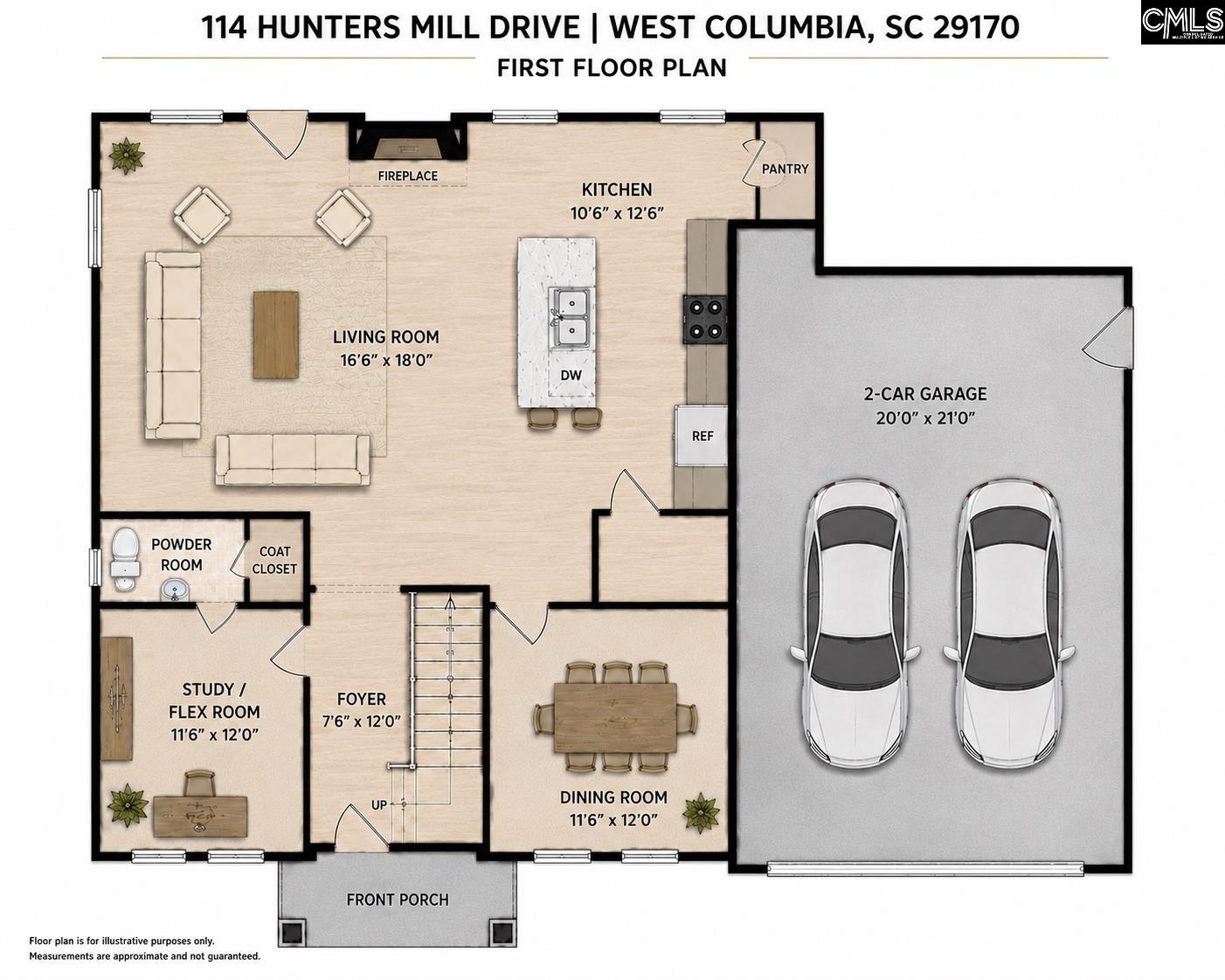 114 Hunters Mill Lane West Columbia, SC 29170-1279
