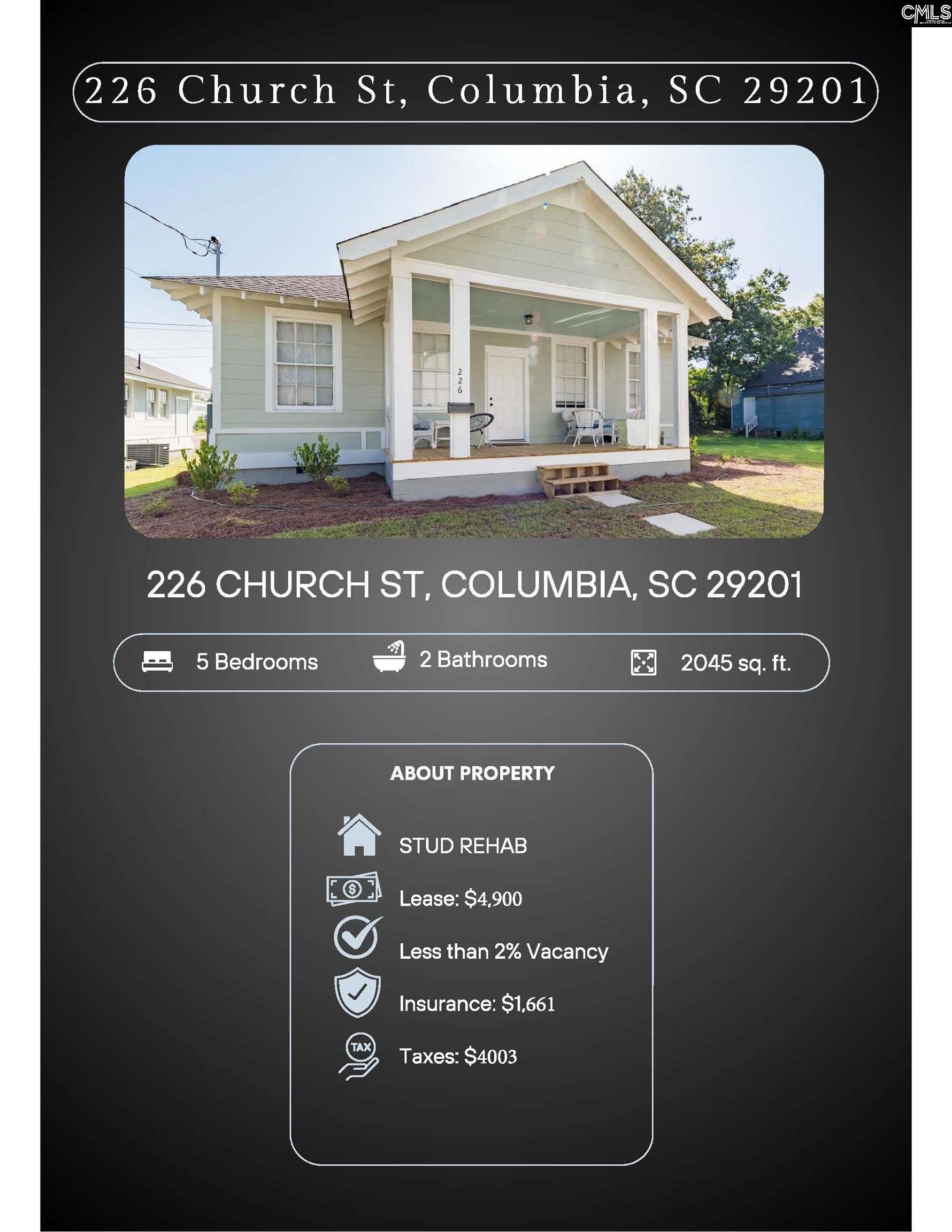 Picadilly Street Columbia, SC 29201