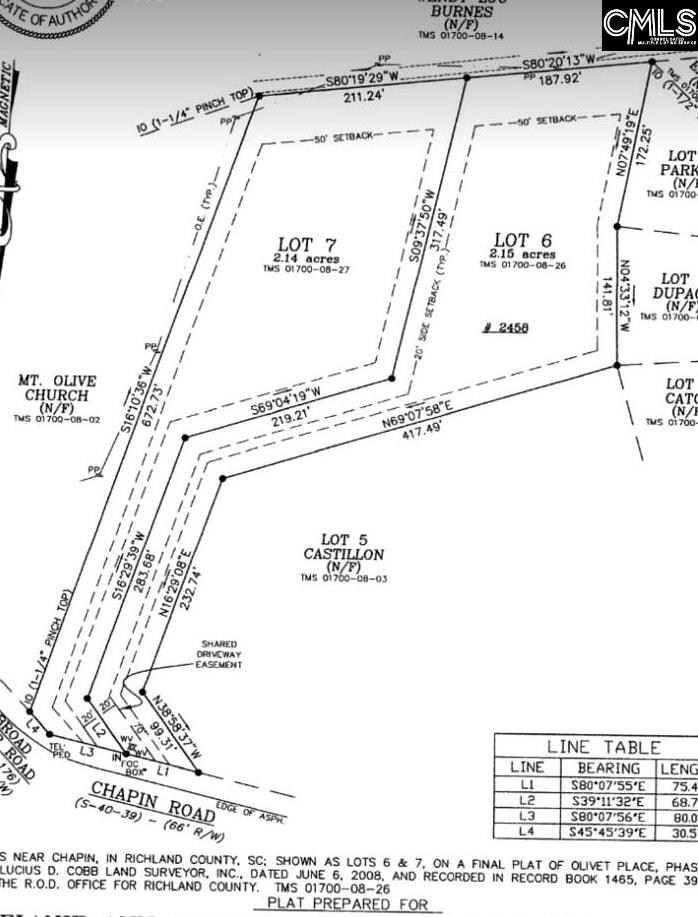 2458 Chapin Road UNIT 6 & 7 Chapin, SC 29036