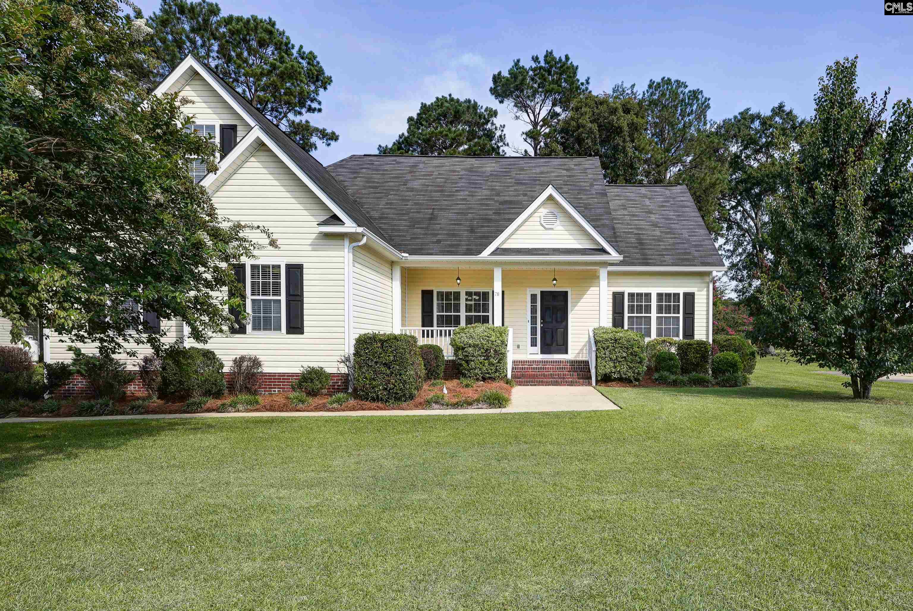 Rear deck and yard at 78 Remington Drive, Hunters Crossing, Lugoff SC
