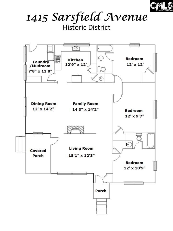 1415 Sarsfield Avenue Camden, SC 29020