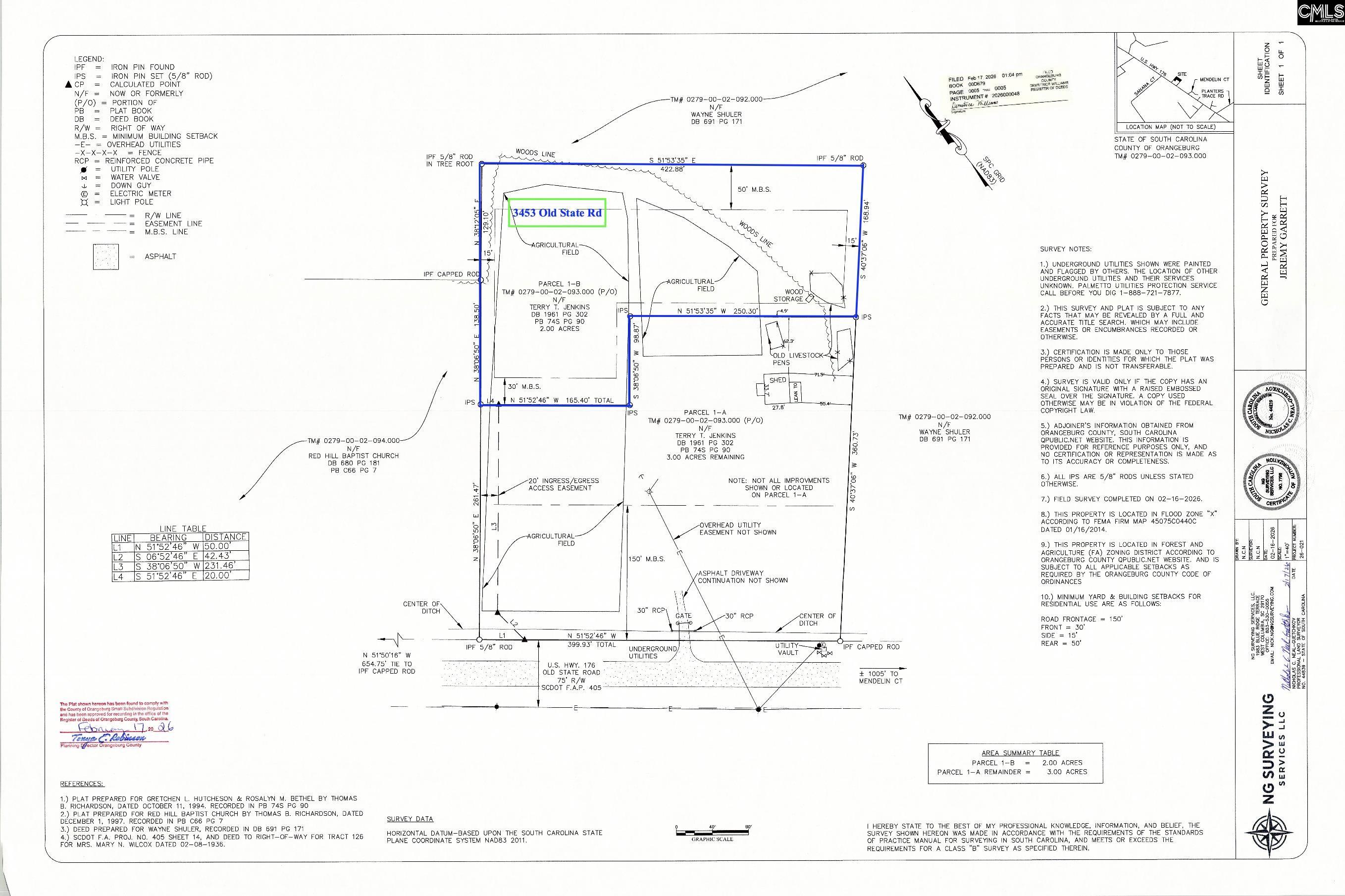 3453 Old State Road Santee, SC 29142