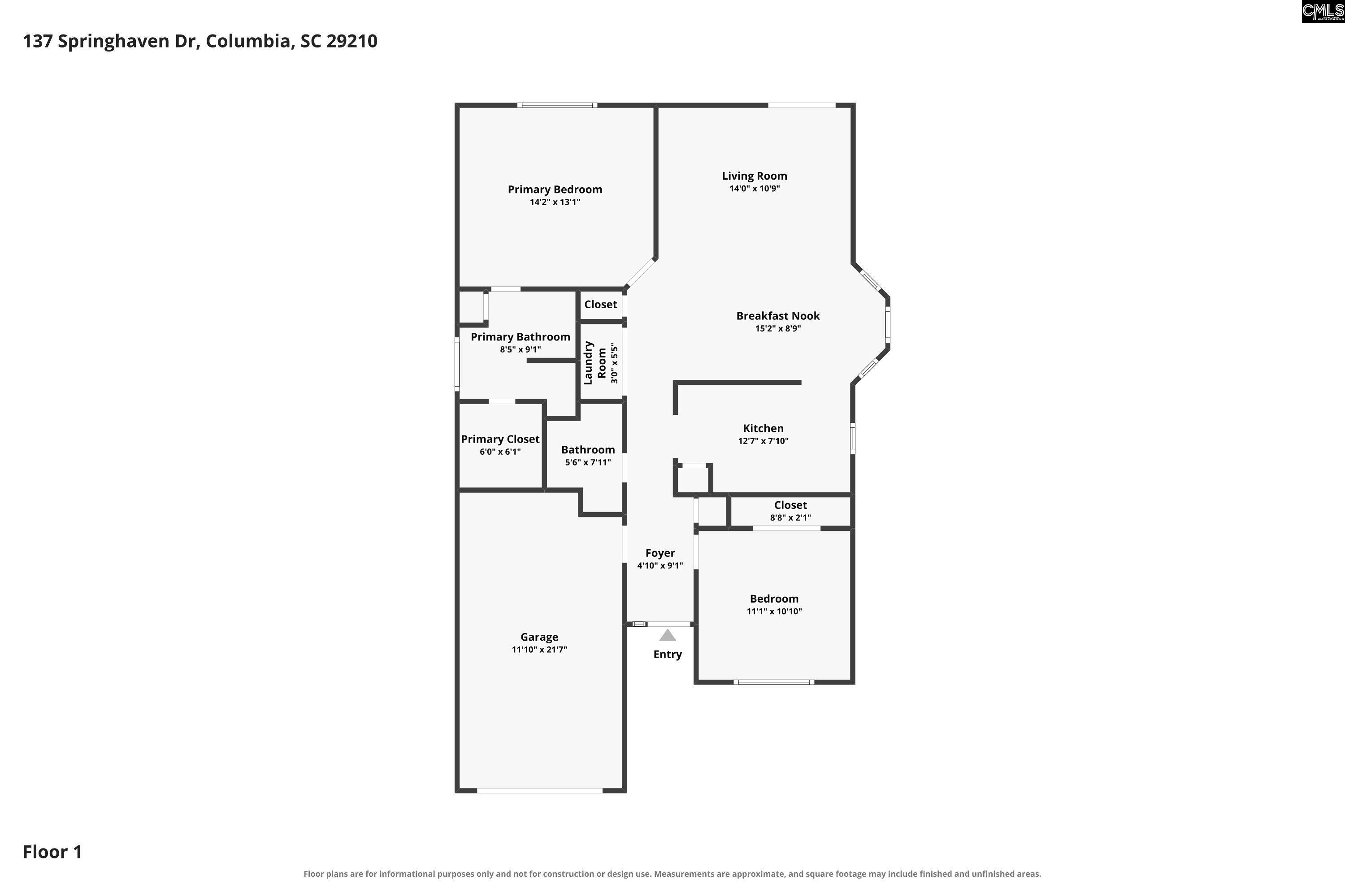 137 Springhaven Drive Columbia, SC 29210