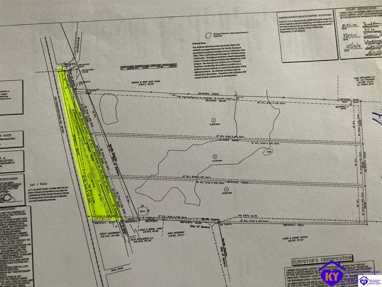 LOT 1 Jack Devine StreetSonora,&nbsp;KY&nbsp;42776