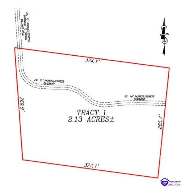 00 - Tract 1 Goodin Williams RoadHodgenville,&nbsp;KY&nbsp;42748