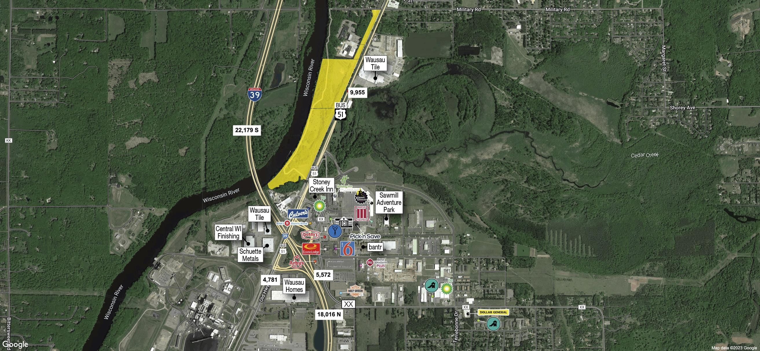 53.34 ac STATE HIGHWAY BUSINESS 51, Rothschild, Wisconsin 54474, ,Land,For Sale,53.34 ac STATE HIGHWAY BUSINESS 51,1806565