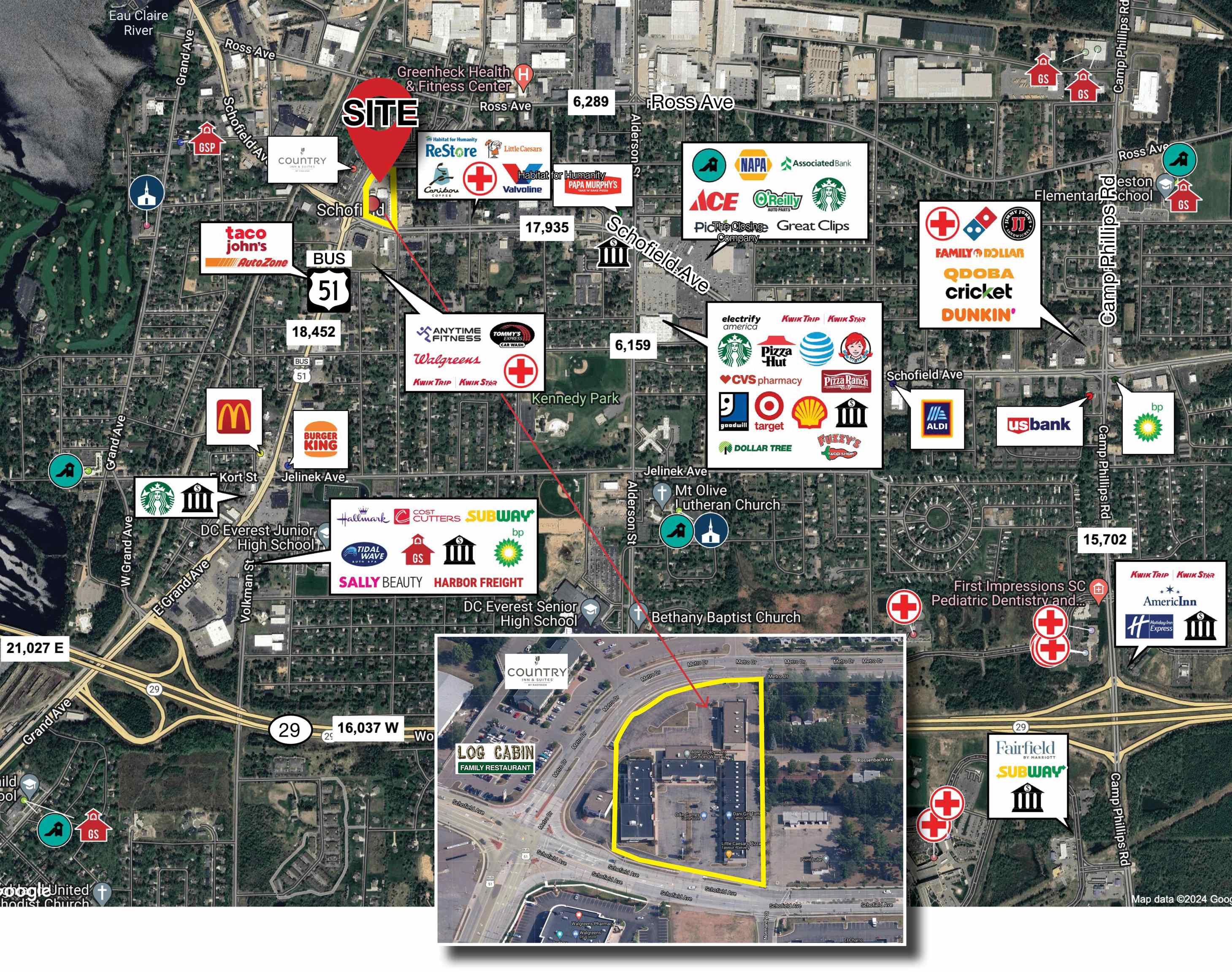 1699 SCHOFIELD AVENUE, Schofield, Wisconsin 54476, ,Commercial/industrial,For Rent,1699 SCHOFIELD AVENUE,22006495