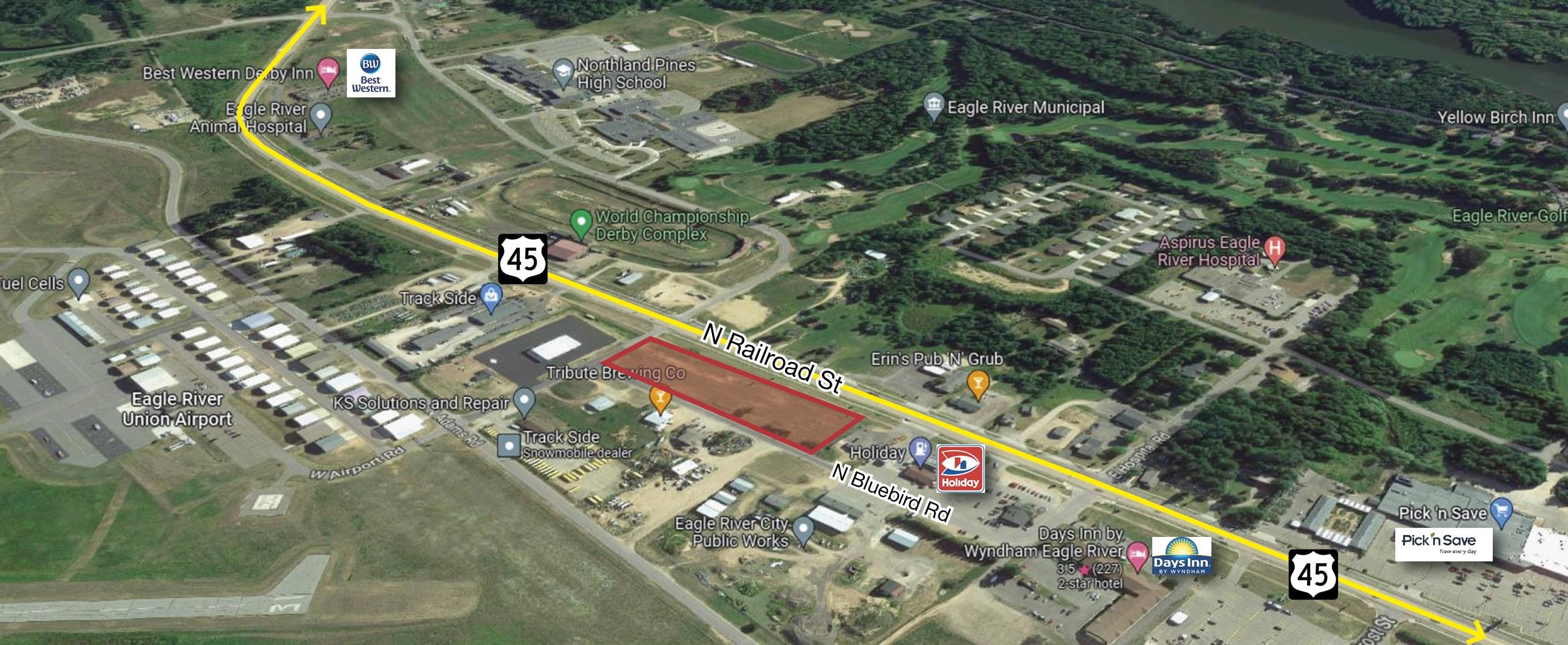1100 N RAILROAD STREET, Eagle River, Wisconsin 54521, ,Land,For Sale,1100 N RAILROAD STREET,22204498