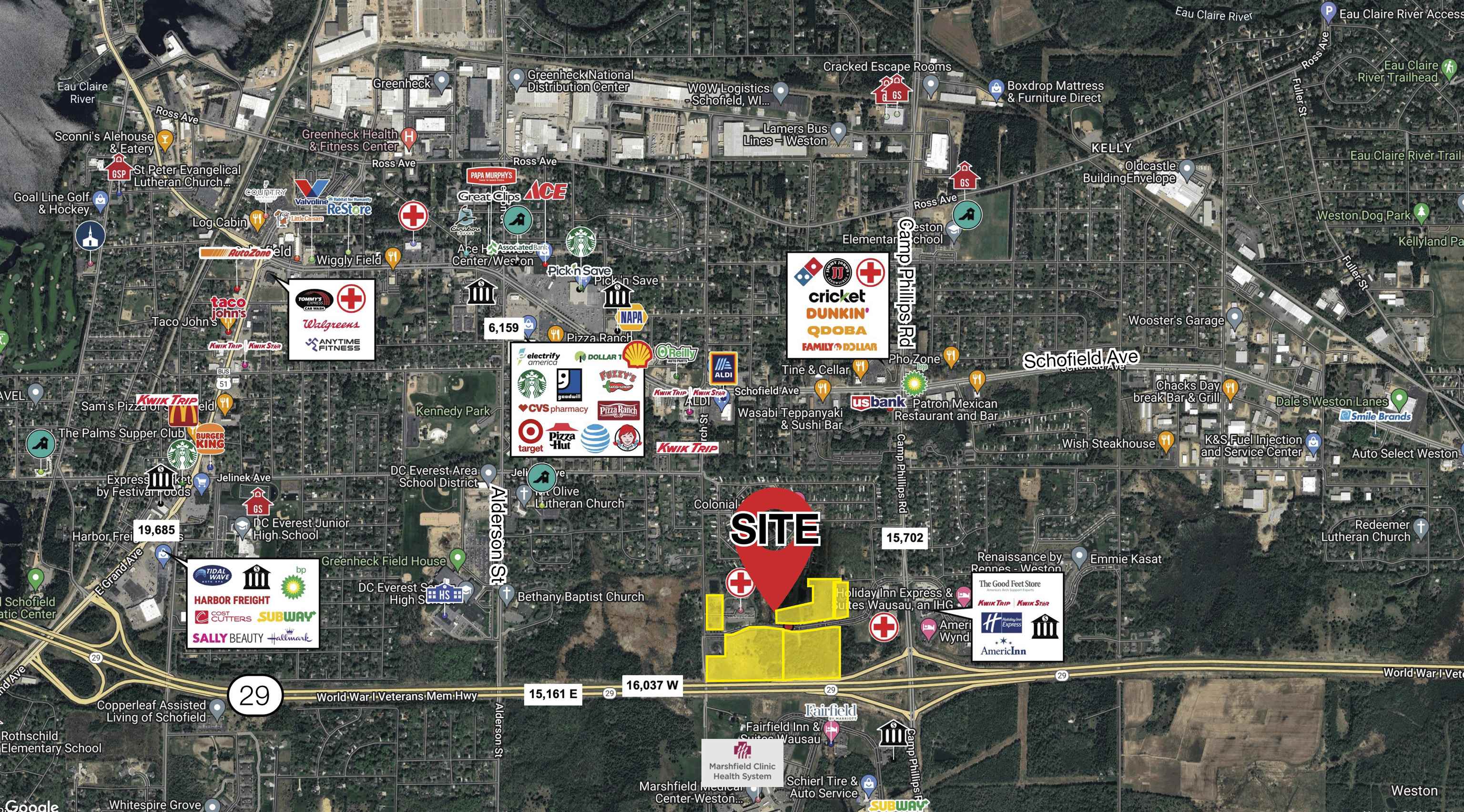 000 COMMUNITY CENTER DRIVE, Weston, Wisconsin 54474, ,Land,For Sale,000 COMMUNITY CENTER DRIVE,22401294