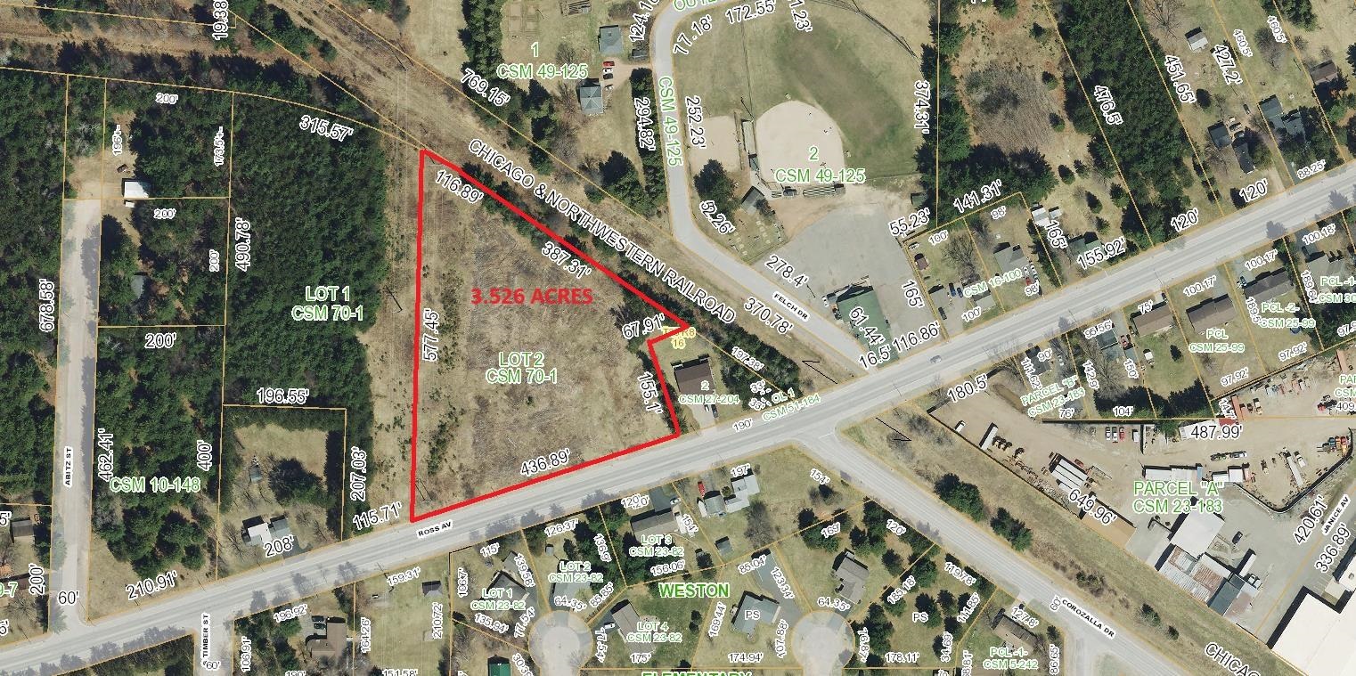 4702 ROSS AVENUE, Weston, Wisconsin 54476, ,Land,For Sale,4702 ROSS AVENUE,22504127